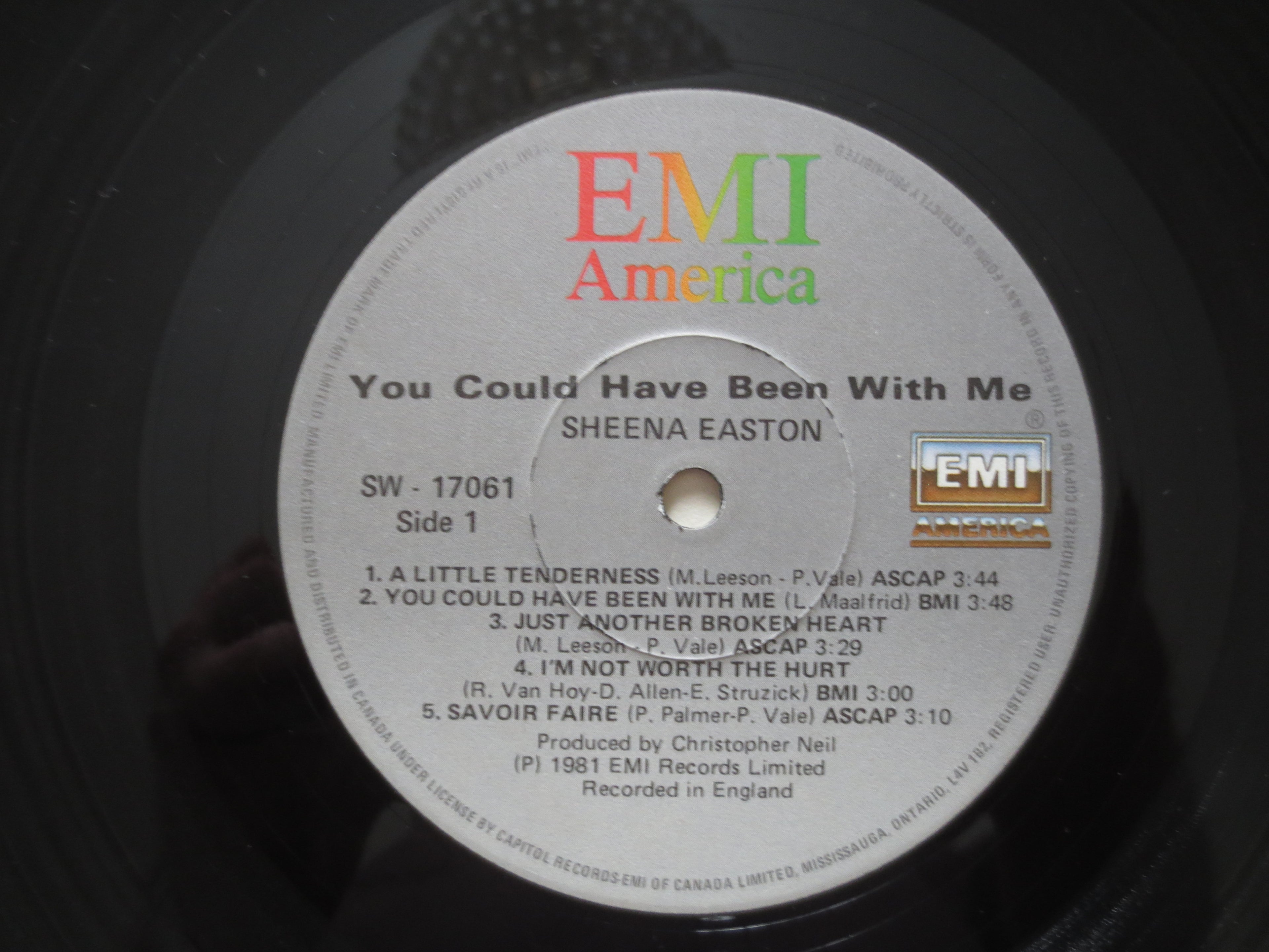Sheena Easton – You Could Have Been With Me (1981) Vinyl LP