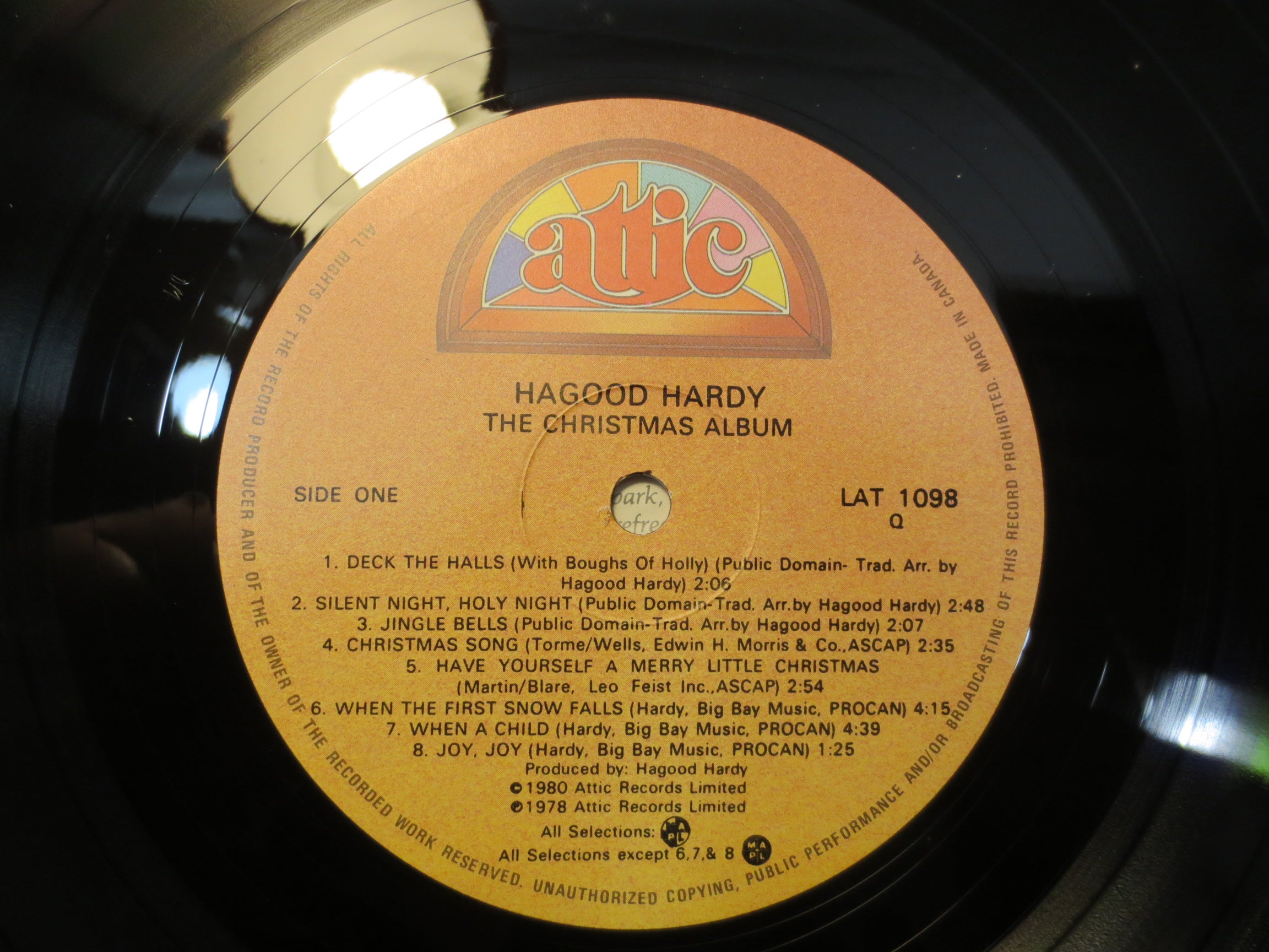 Hagood Hardy – The Christmas Album (1980) Vinyl LP