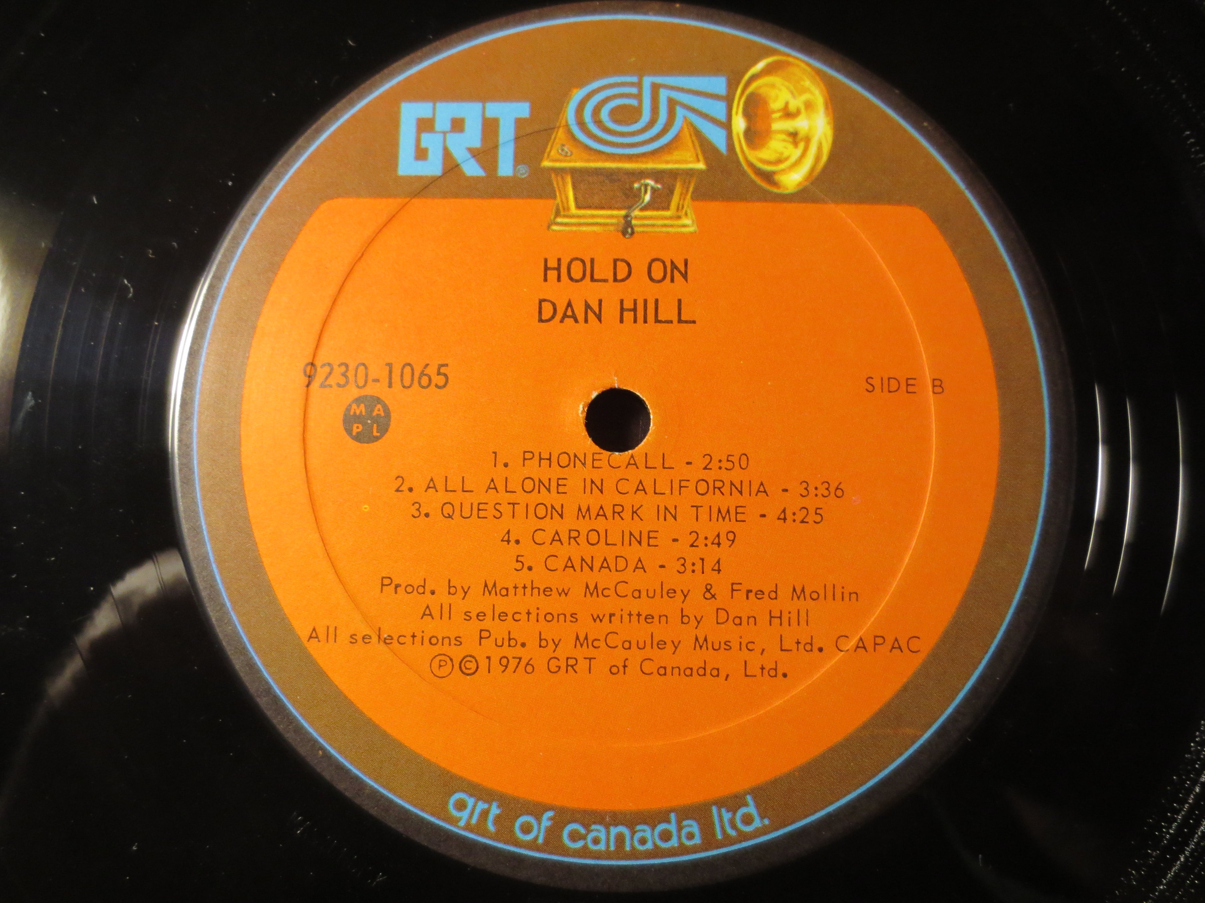 Dan Hill – Hold On (1976) Vinyl LP