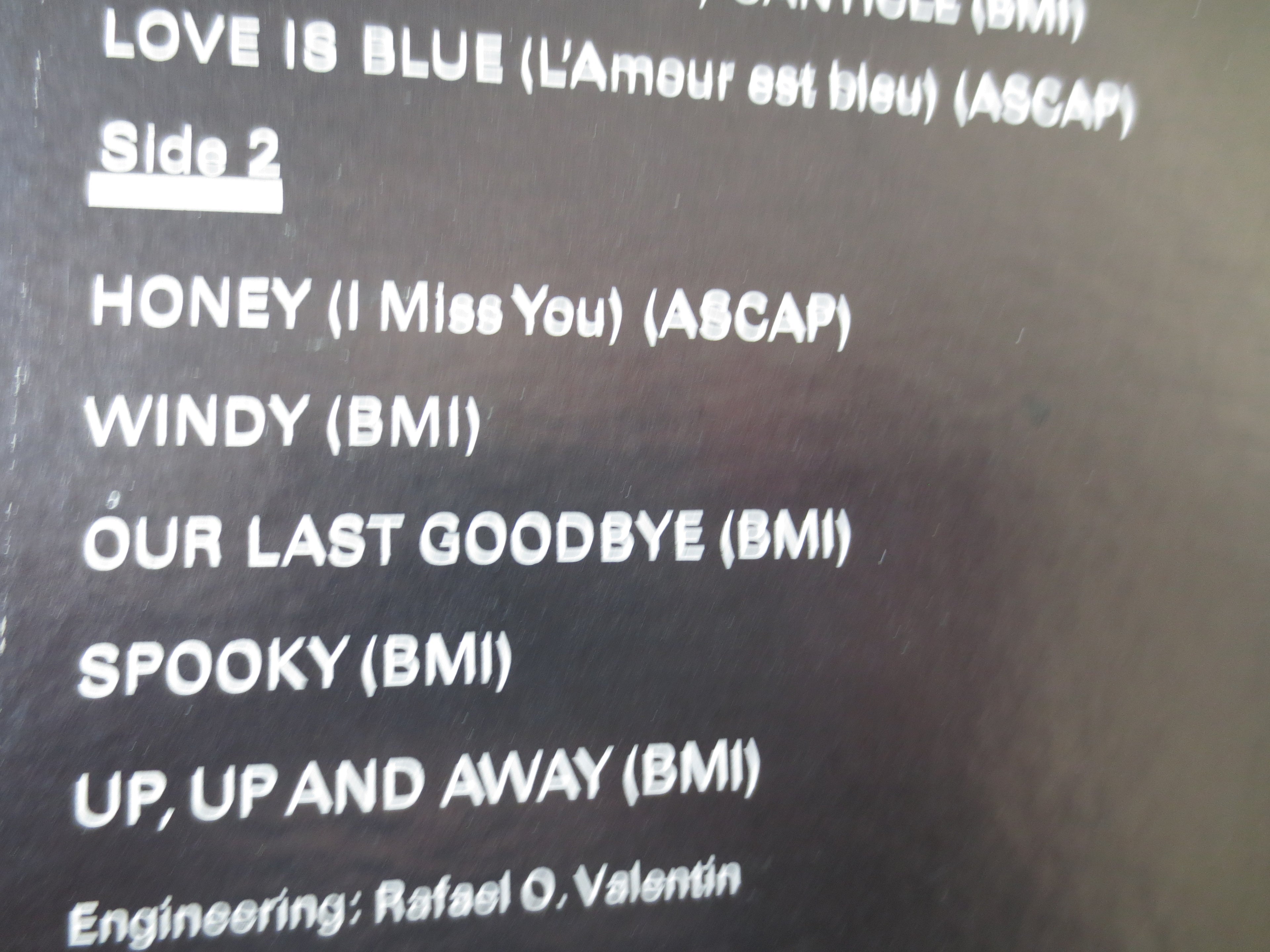 Andy Williams – Honey (1968) Vinyl LP