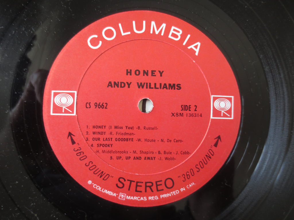 Andy Williams – Honey (1968) Vinyl LP