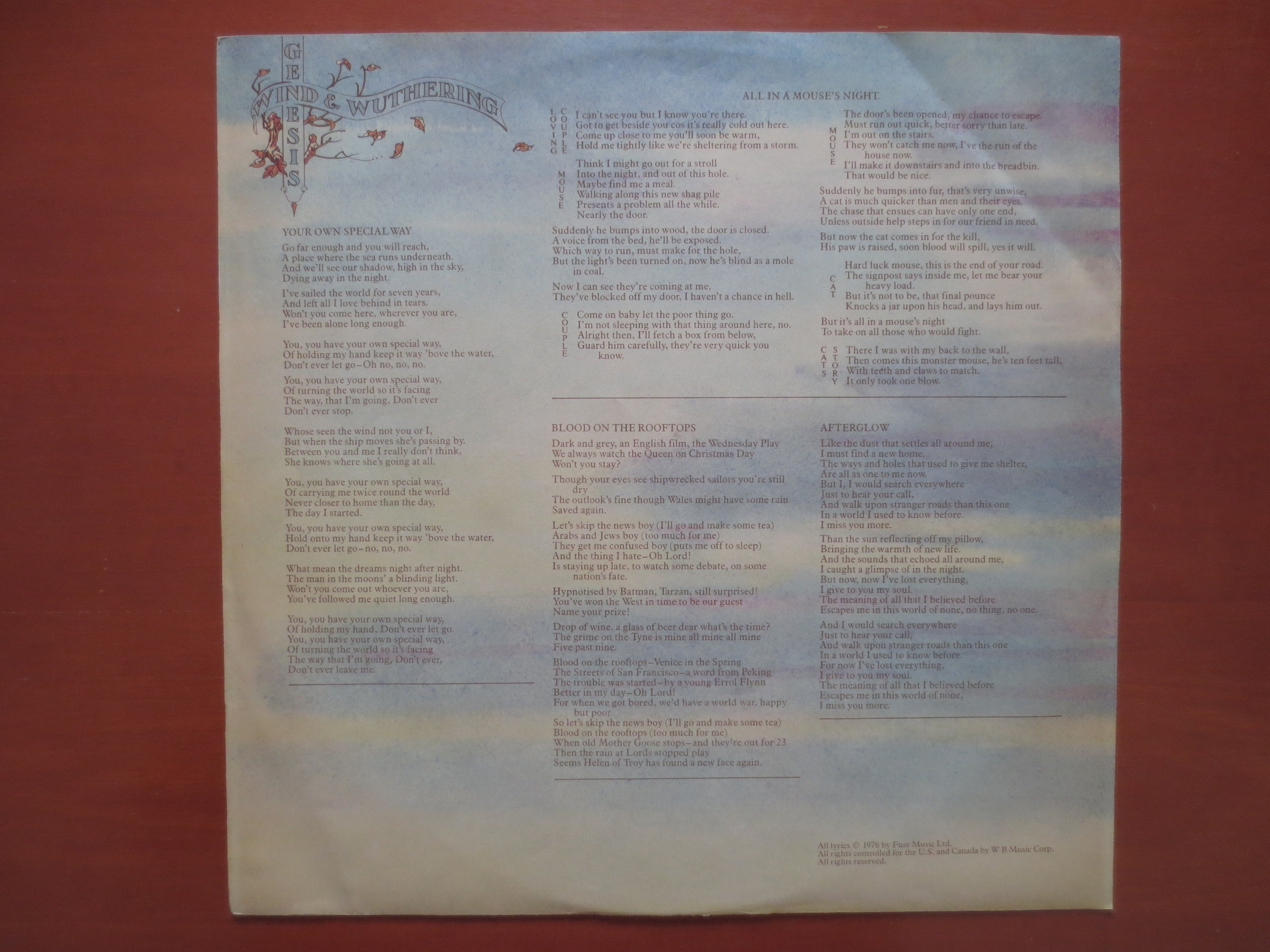 Genesis – Wind & Wuthering (1976) Vinyl LP