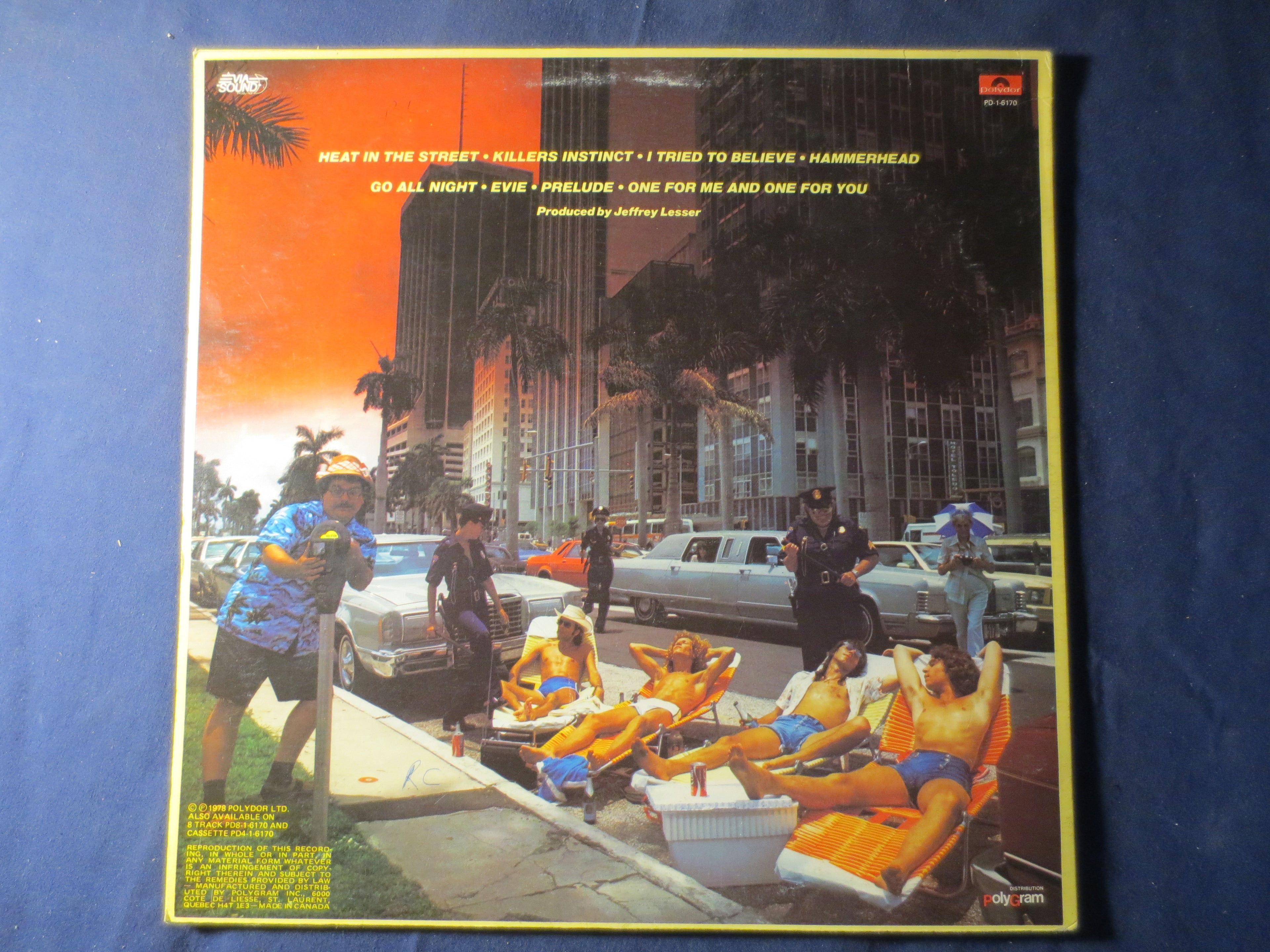 Pat Travers – Heat in the Street (1978) Vinyl LP