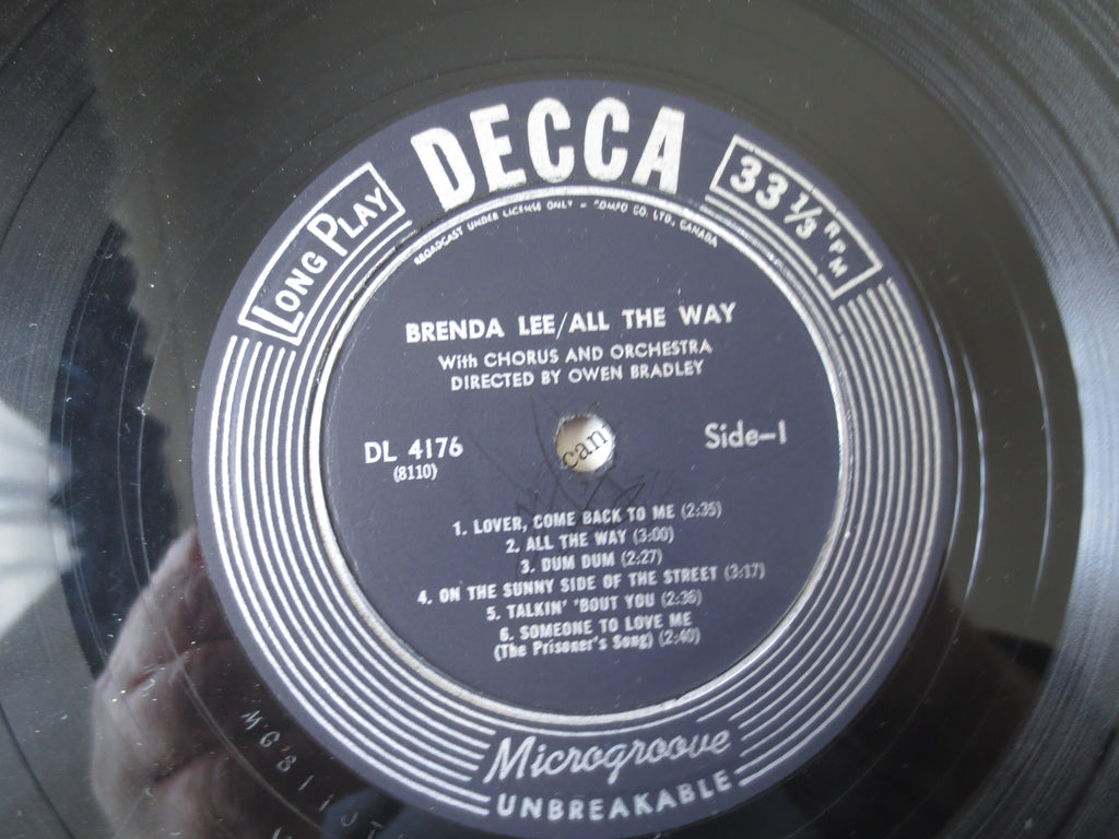 Brenda Lee – All the Way (1961) Vinyl LP