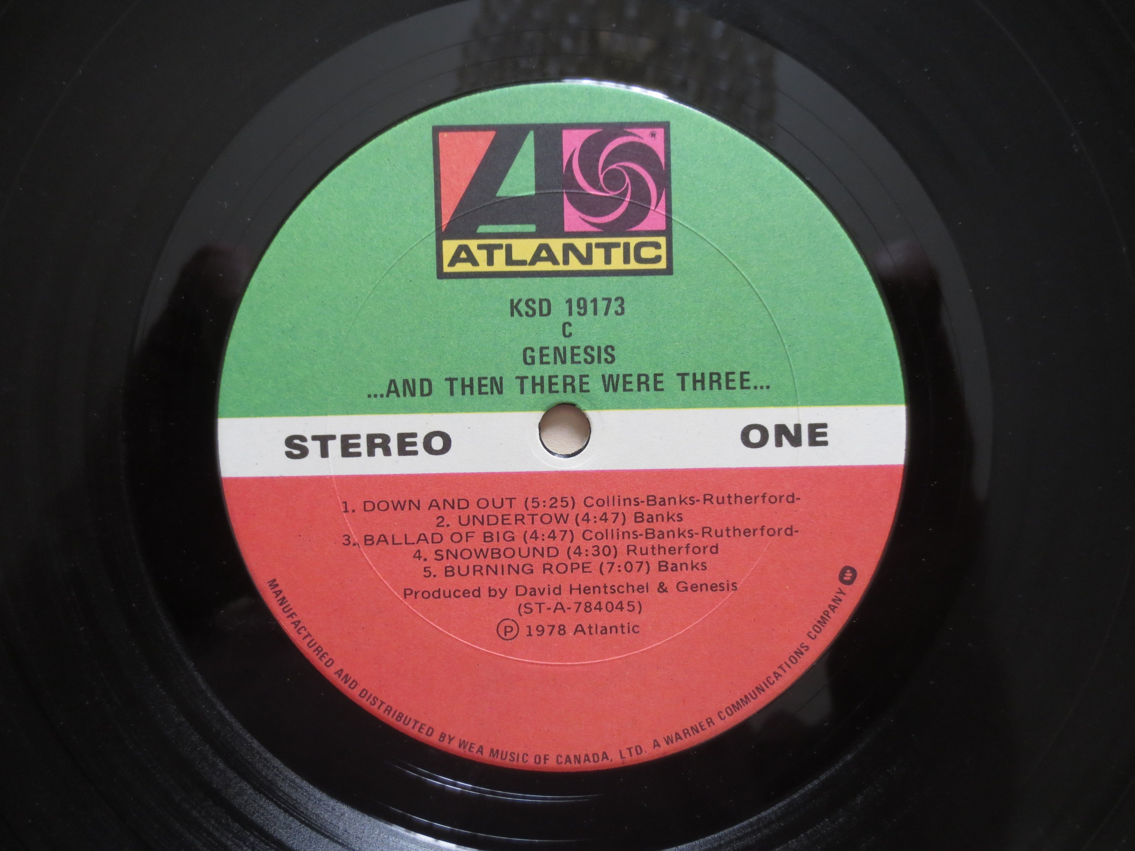 Genesis – ...And Then There Were Three... (1978) Vinyl LP