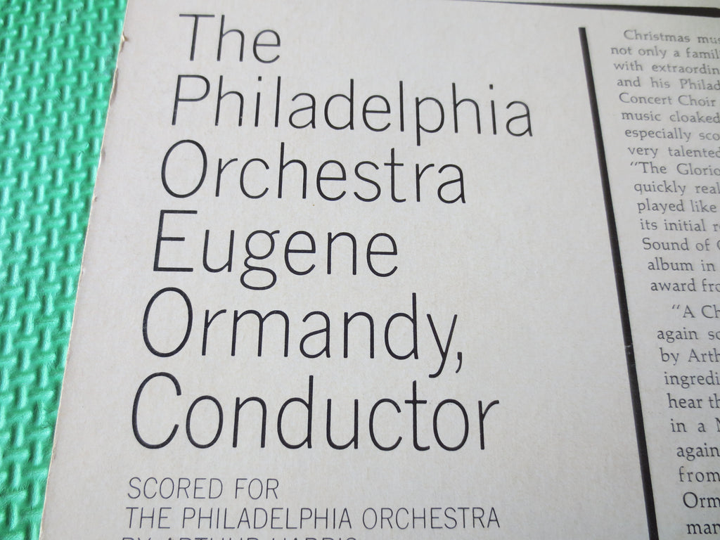 Eugene Ormandy & The Philadelphia Orchestra – A Festival Christmas (1964) Vinyl LP