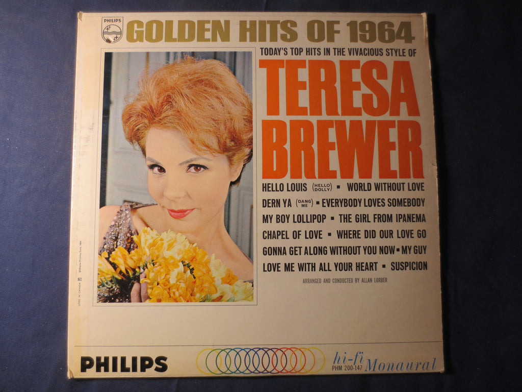 Teresa Brewer – Golden Hits of 1964 (1964) Vinyl LP