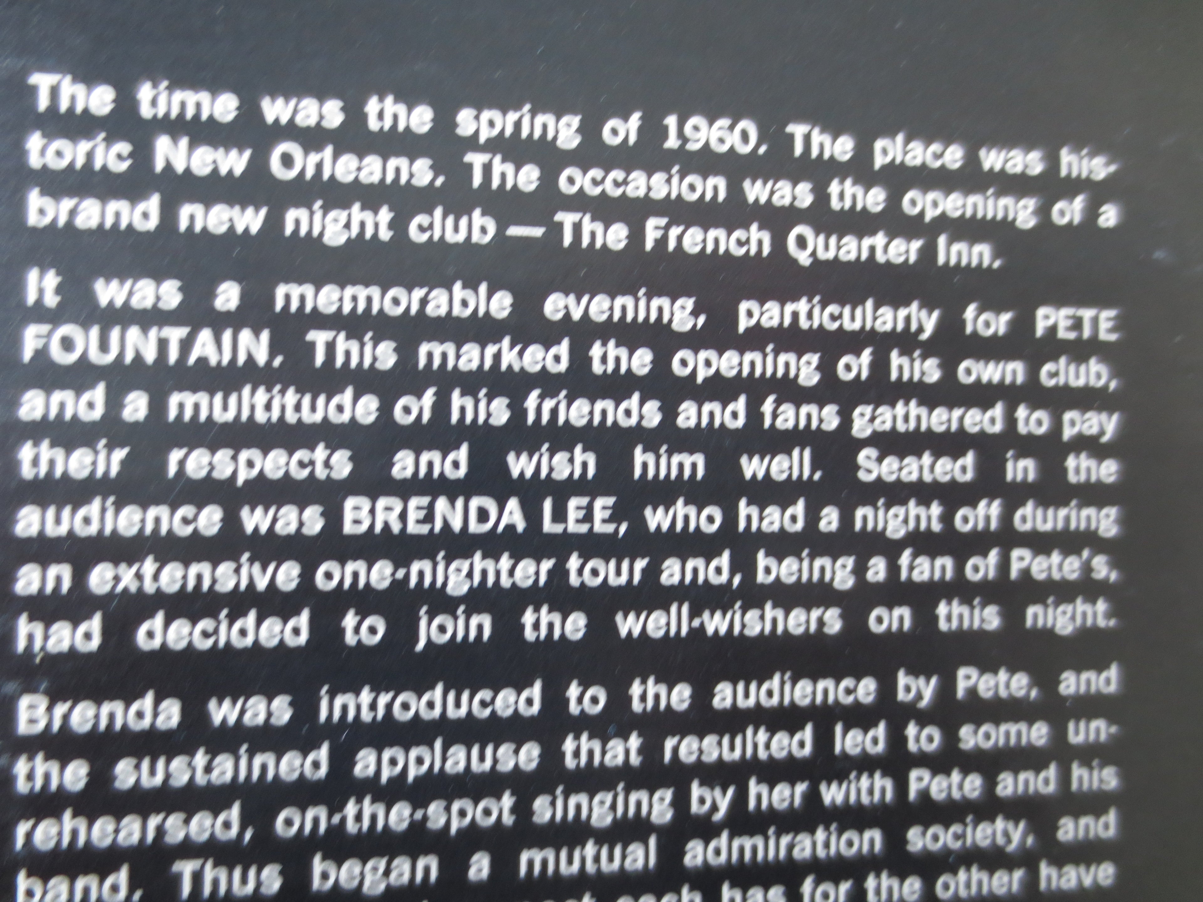 Brenda Lee – Brenda and Pete (1968) Vinyl LP