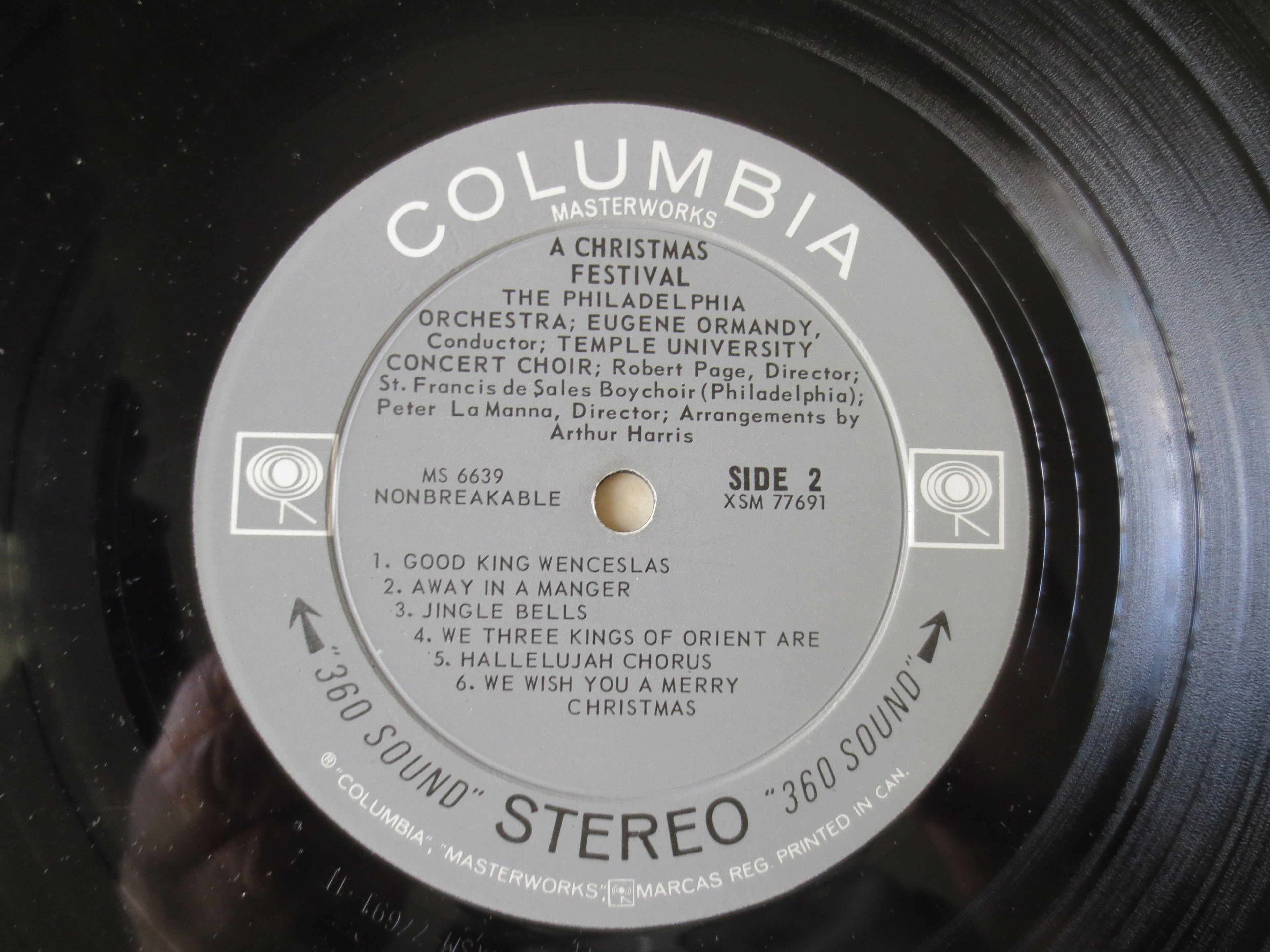 Eugene Ormandy & The Philadelphia Orchestra – A Festival Christmas (1964) Vinyl LP