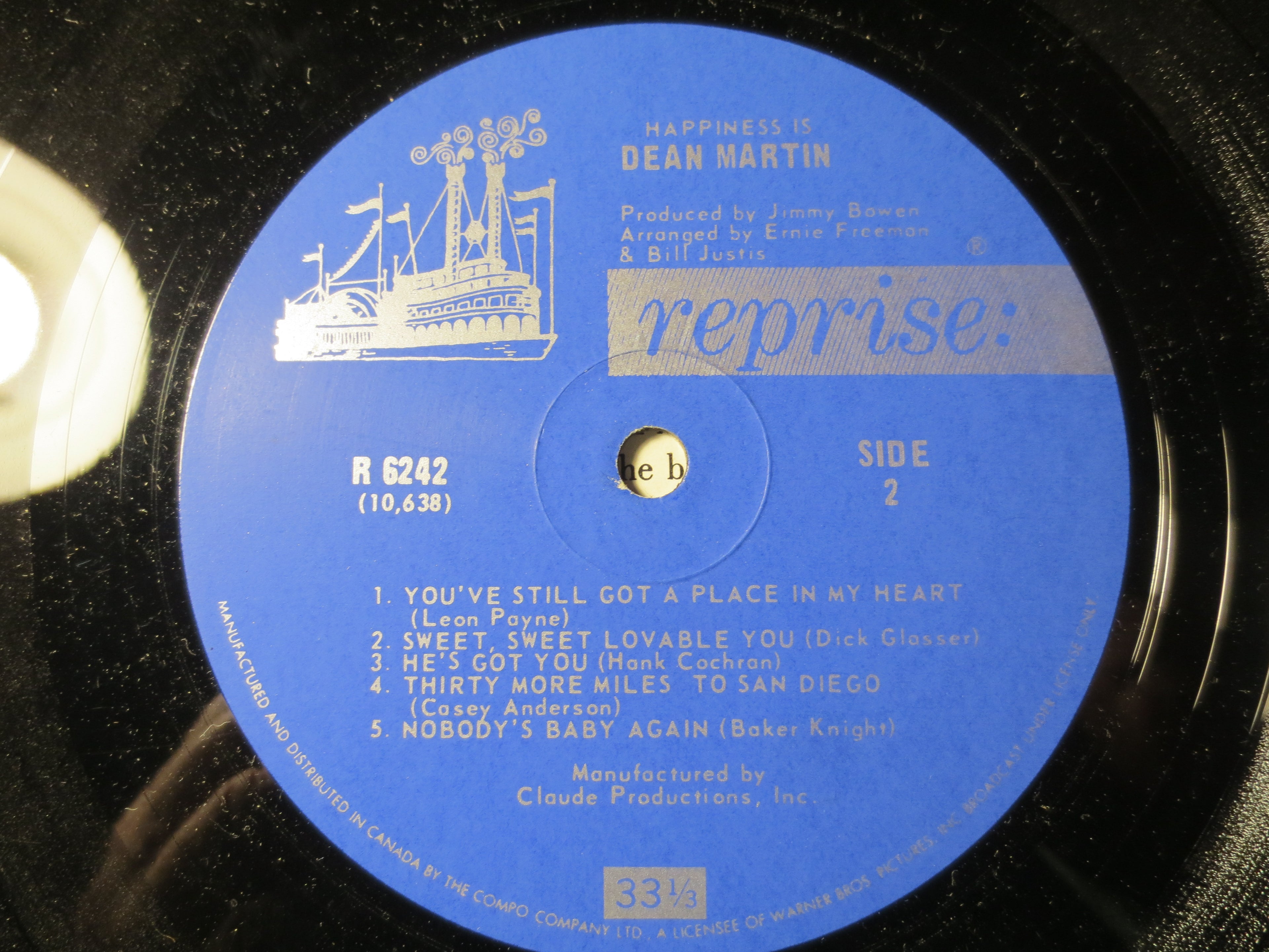Dean Martin – Happiness Is Dean Martin (1967) Vinyl LP