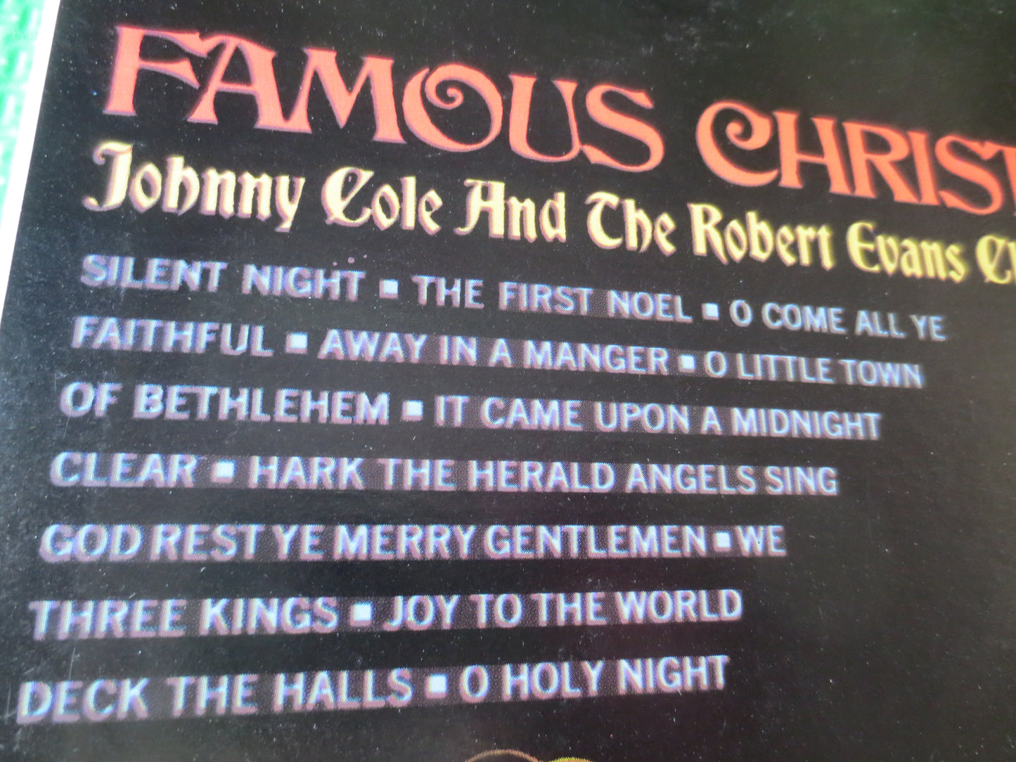 CHRISTMAS, JOHNNY Cole, CHRISTMAS Music, Christmas Songs, Christmas Carols, Christmas Hymns, lps, Carols, 1958 Records