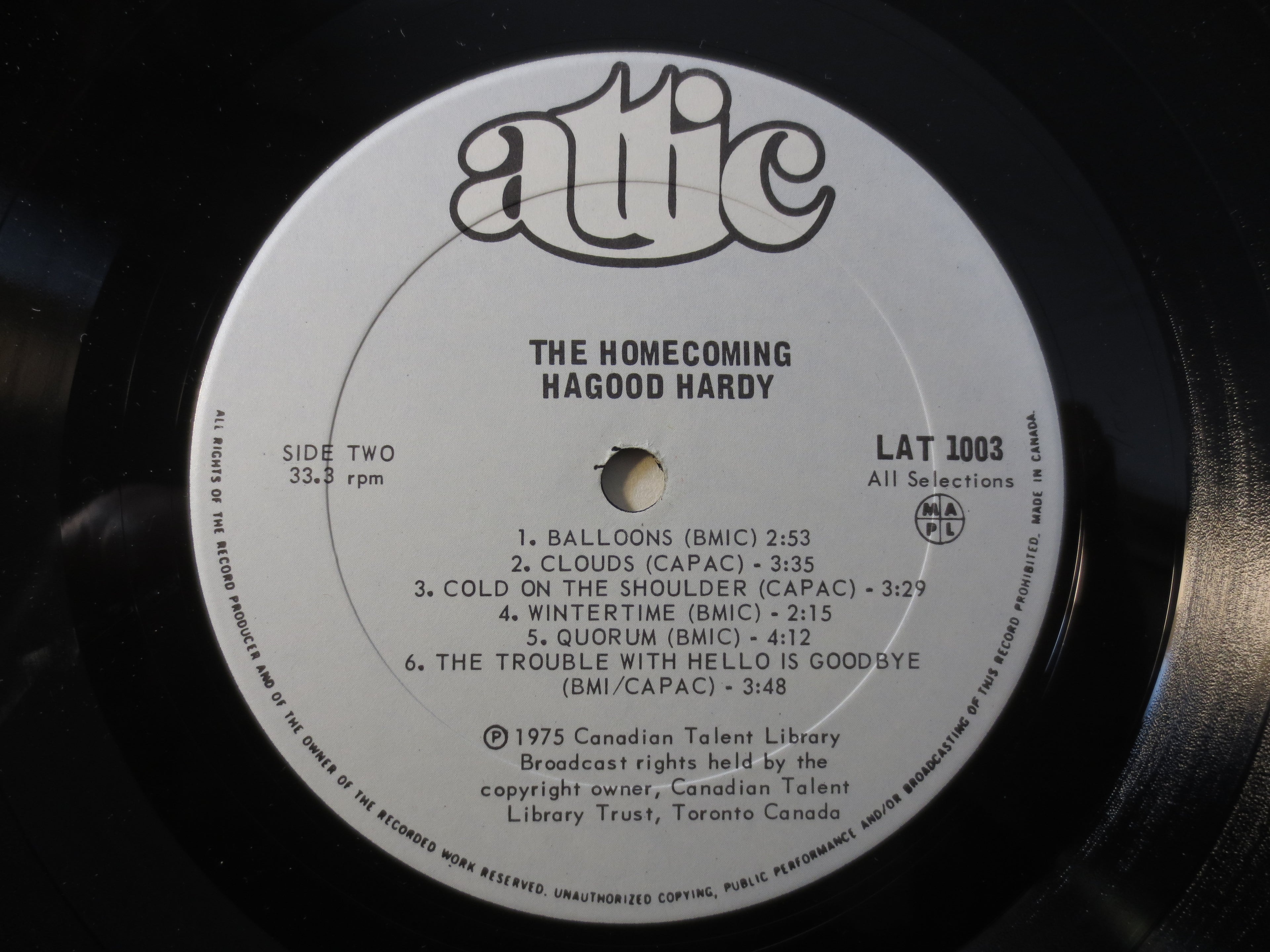 Hagood Hardy – The Homecoming (1975) Vinyl LP