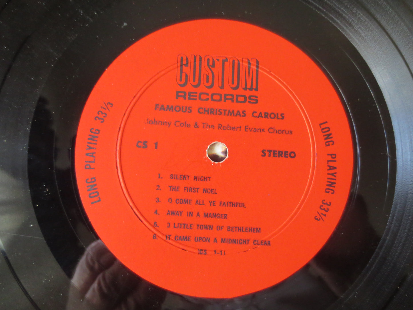 CHRISTMAS, JOHNNY Cole, CHRISTMAS Music, Christmas Songs, Christmas Carols, Christmas Hymns, lps, Carols, 1958 Records