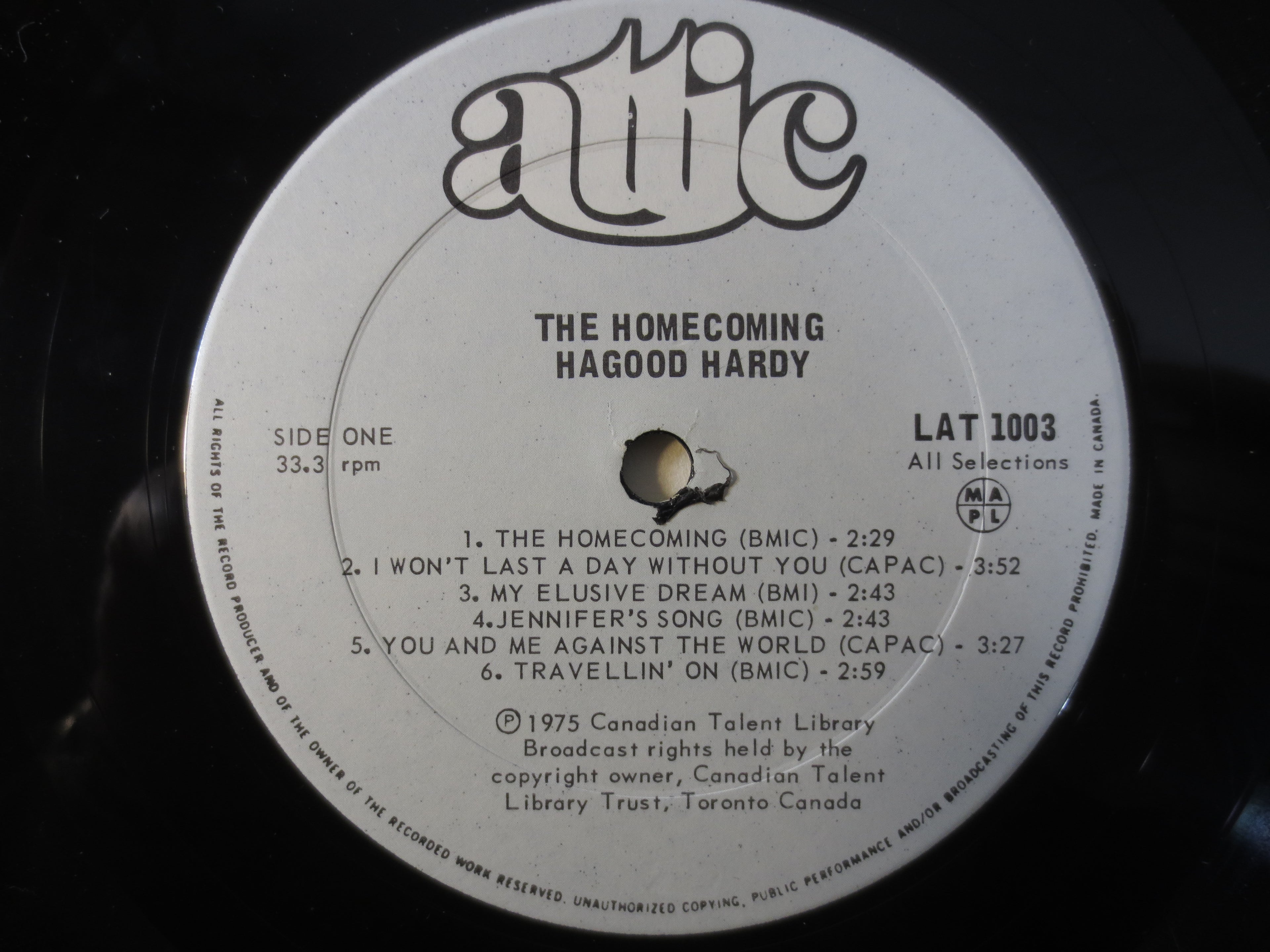 Hagood Hardy – The Homecoming (1975) Vinyl LP