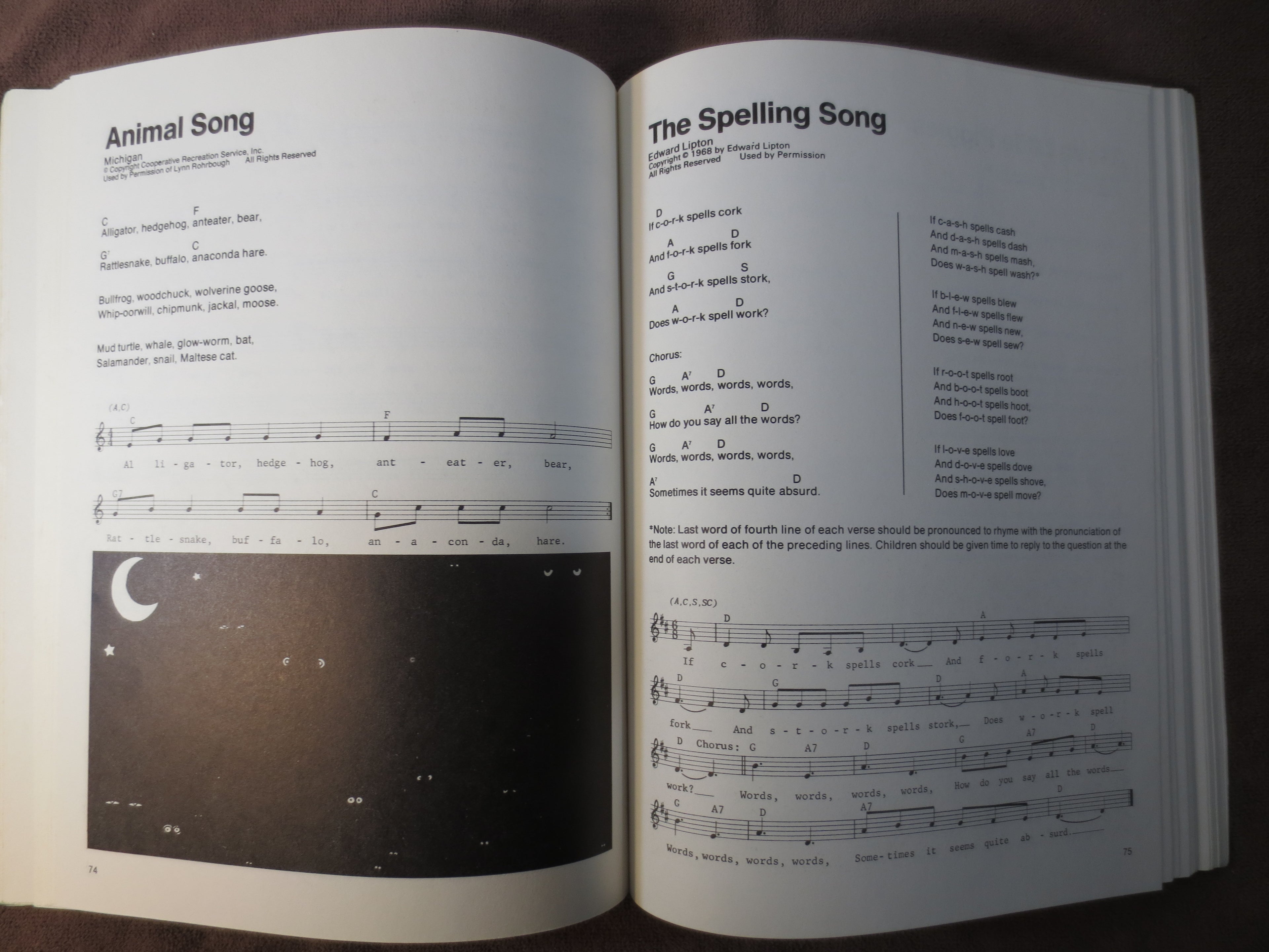 Jumping, Laughing and Resting — Children's Songbook Sheet Music