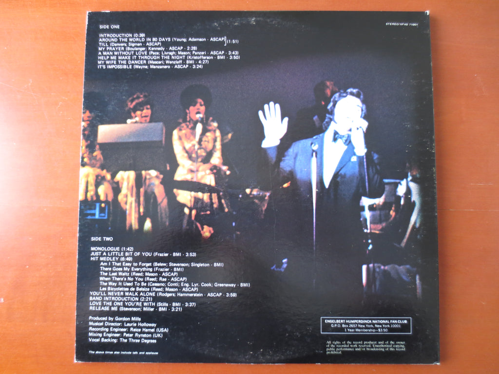 Engelbert Humperdinck – Live at the Riviera (1971) Vinyl LP
