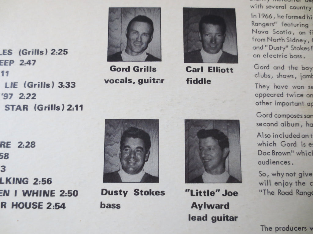 Gord Grills – Songs and Recitations (1968) Vinyl LP