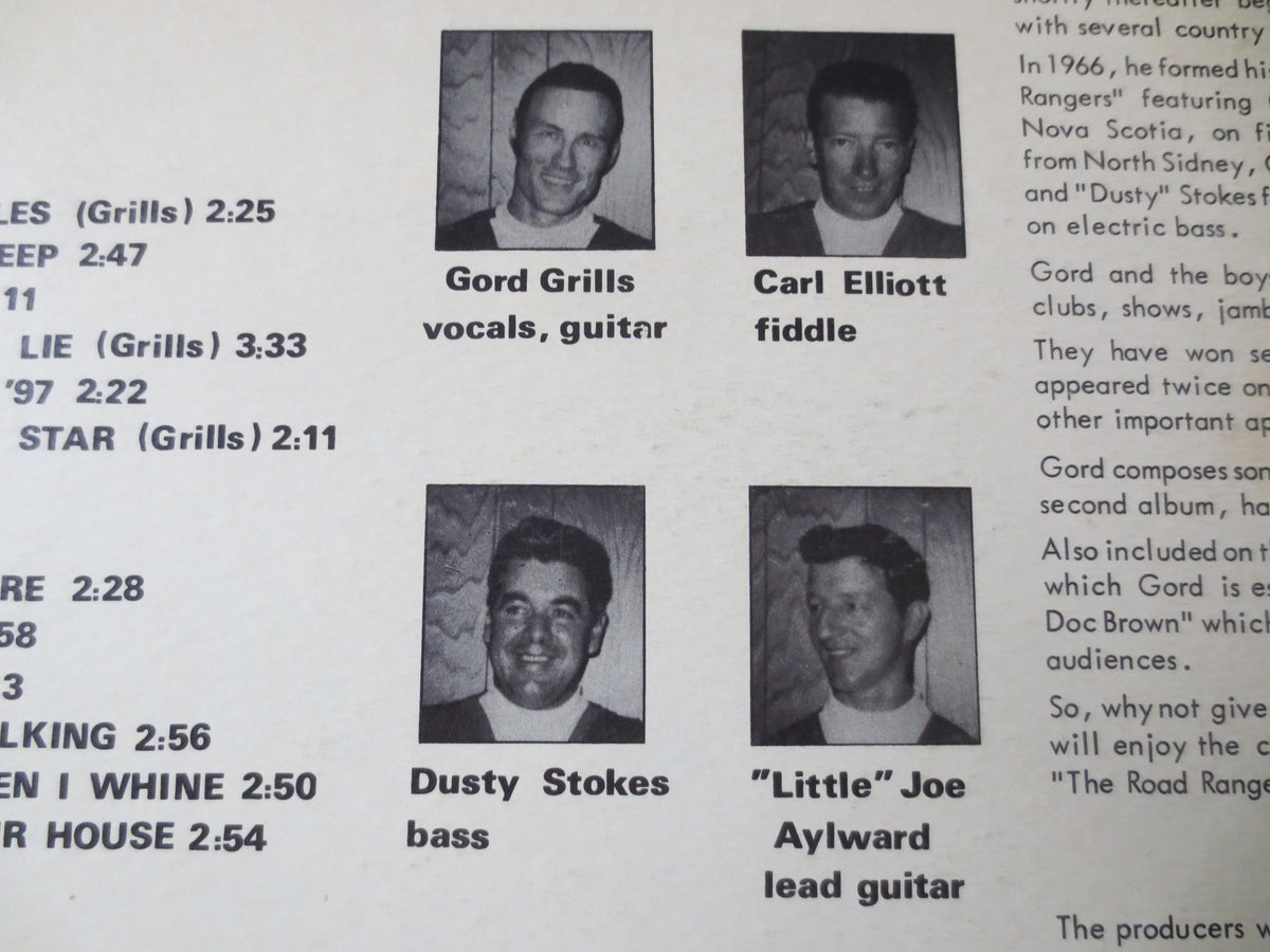 Gord Grills – Songs and Recitations (1968) Vinyl LP