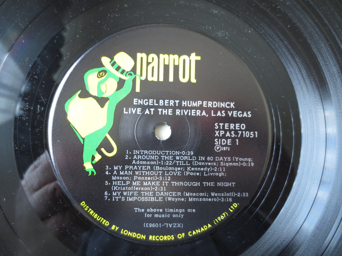 Engelbert Humperdinck – Live at the Riviera (1971) Vinyl LP