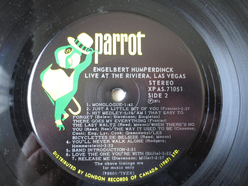 Engelbert Humperdinck – Live at the Riviera (1971) Vinyl LP