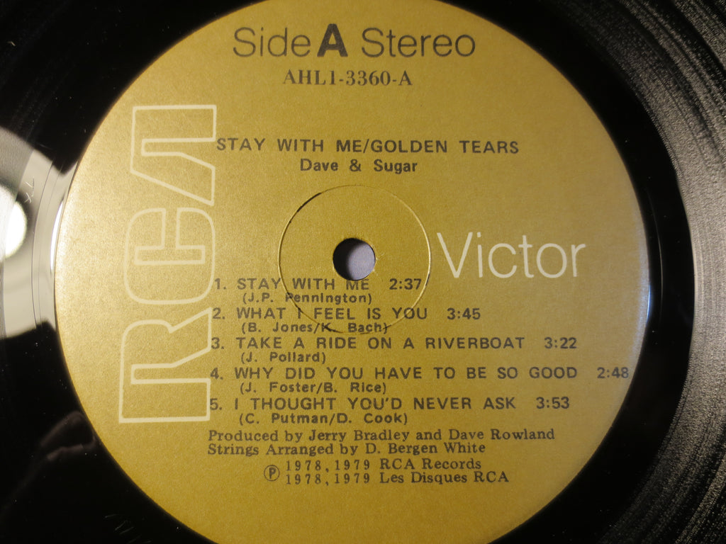 Dave & Sugar – Golden Tears / Stay With Me (1979) Vinyl LP