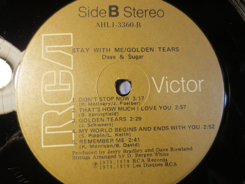 Dave & Sugar – Golden Tears / Stay With Me (1979) Vinyl LP