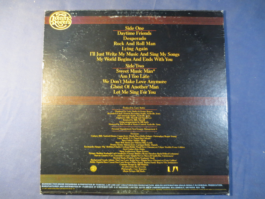 Kenny Rogers – Daytime Friends (1977) Vinyl LP