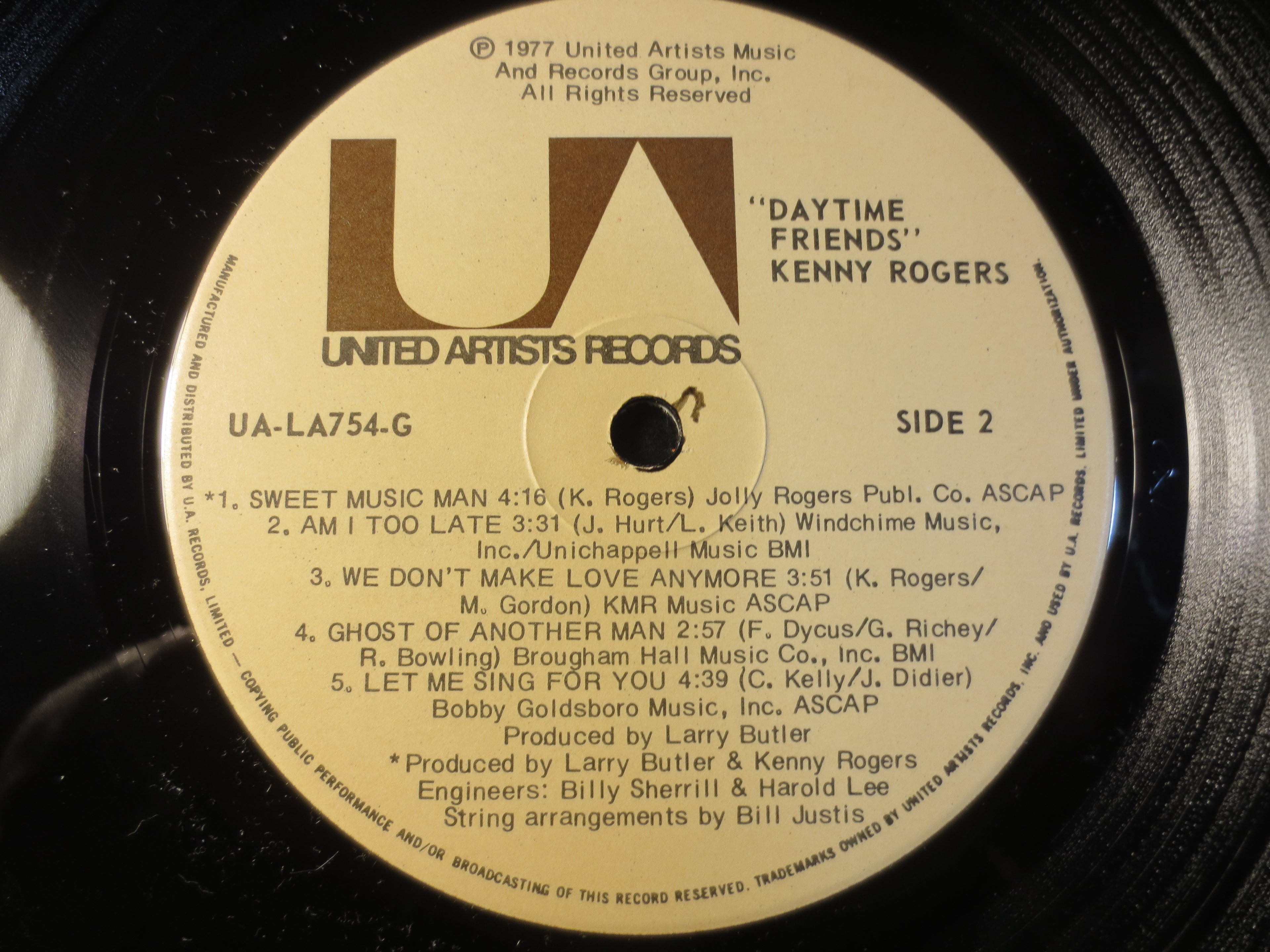 Kenny Rogers – Daytime Friends (1977) Vinyl LP