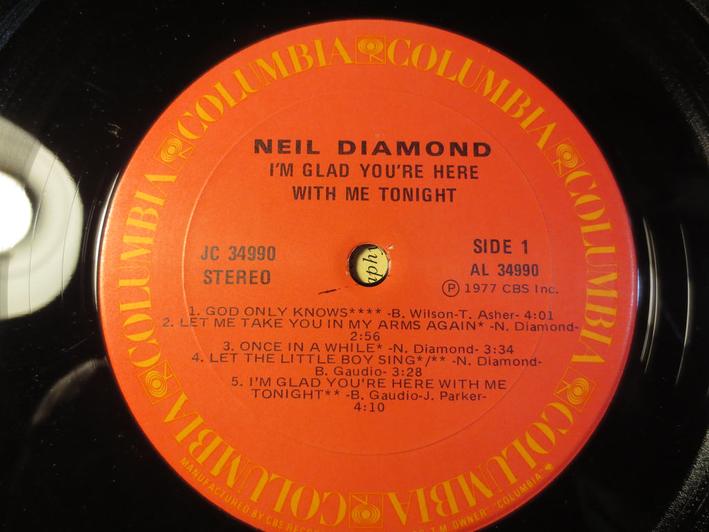 Neil Diamond – I'm Glad You're Here With Me Tonight (1977) Vinyl LP