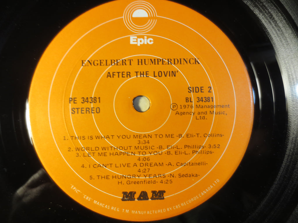 Engelbert Humperdinck – After the Lovin' (1976) Vinyl LP