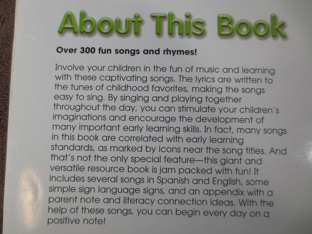 Piggyback Songs – Children's Songbook for Ages 3–6 Sheet Music