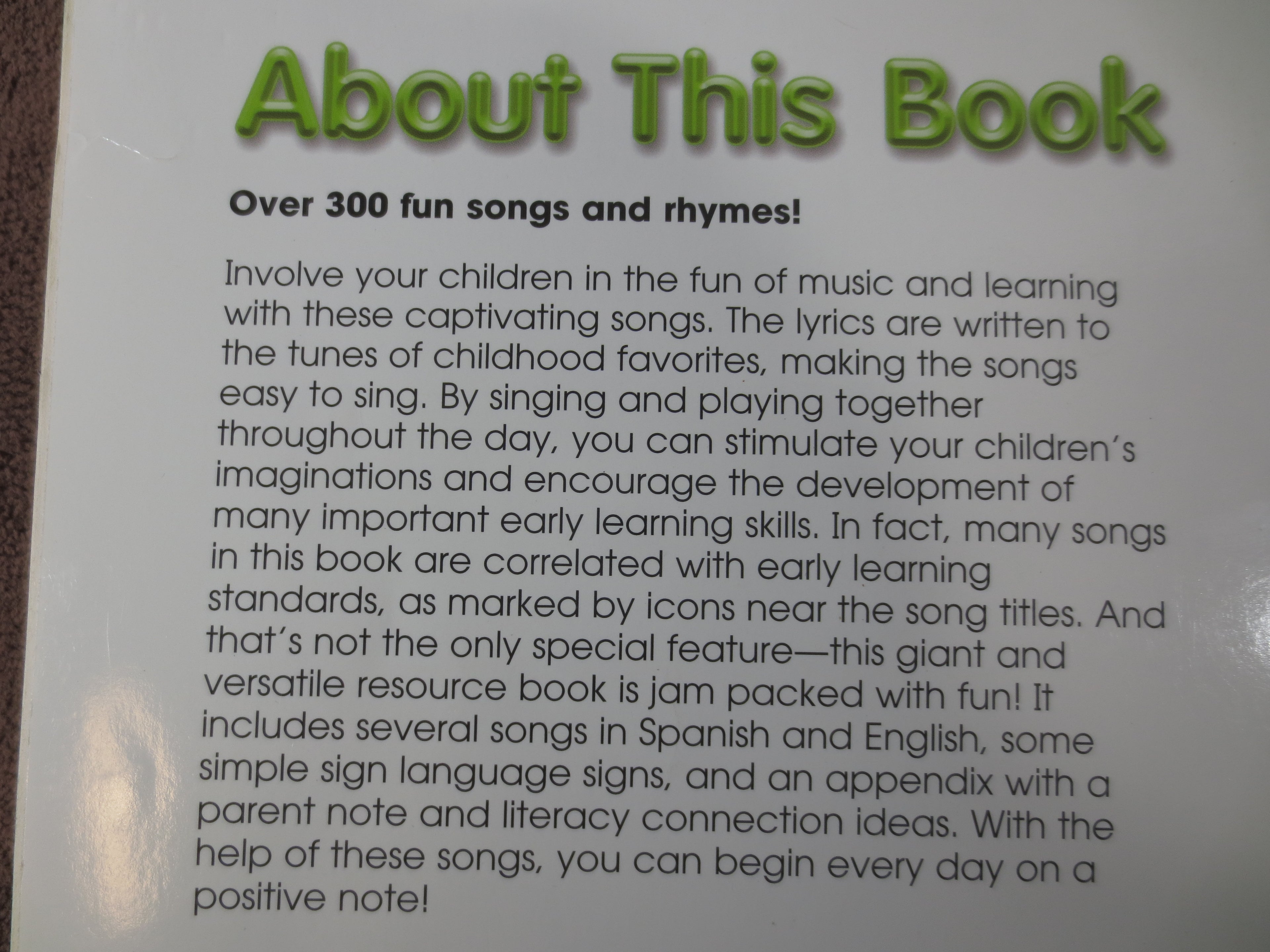 Piggyback Songs – Children's Songbook for Ages 3–6 Sheet Music