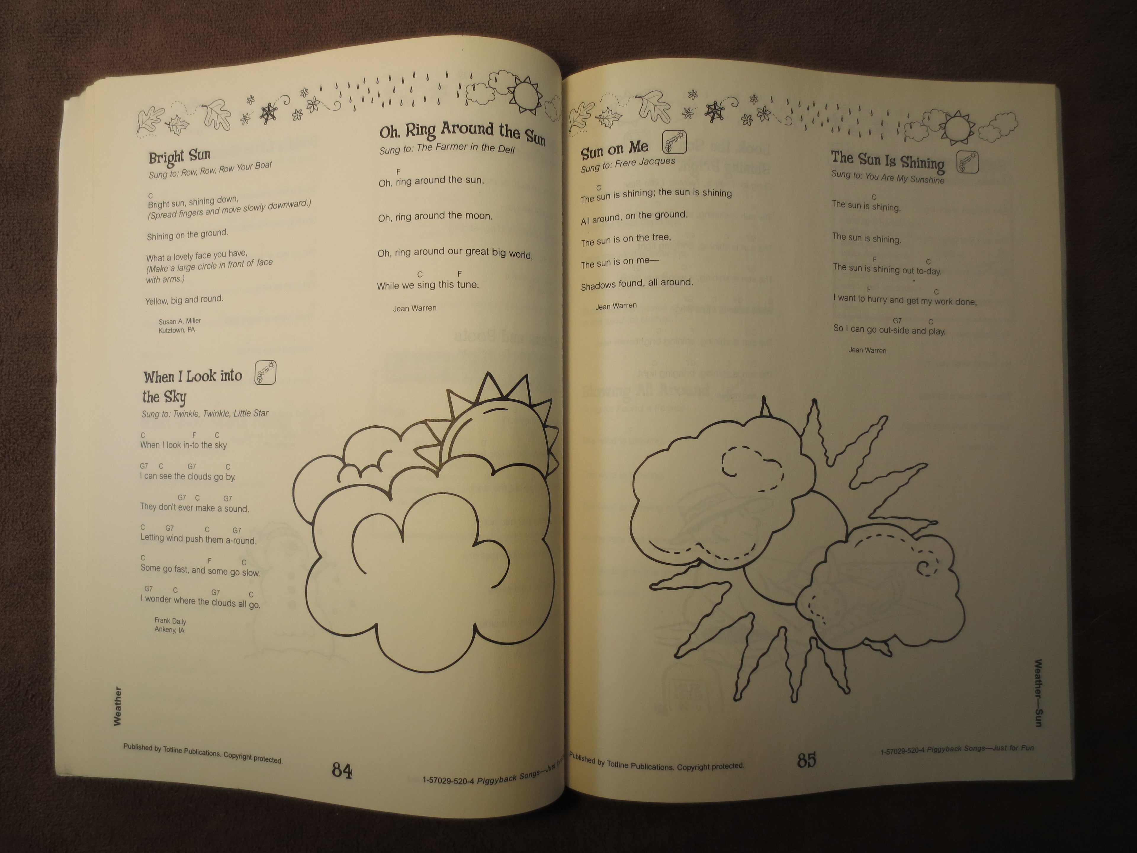 Piggyback Songs – Children's Songbook for Ages 3–6 Sheet Music