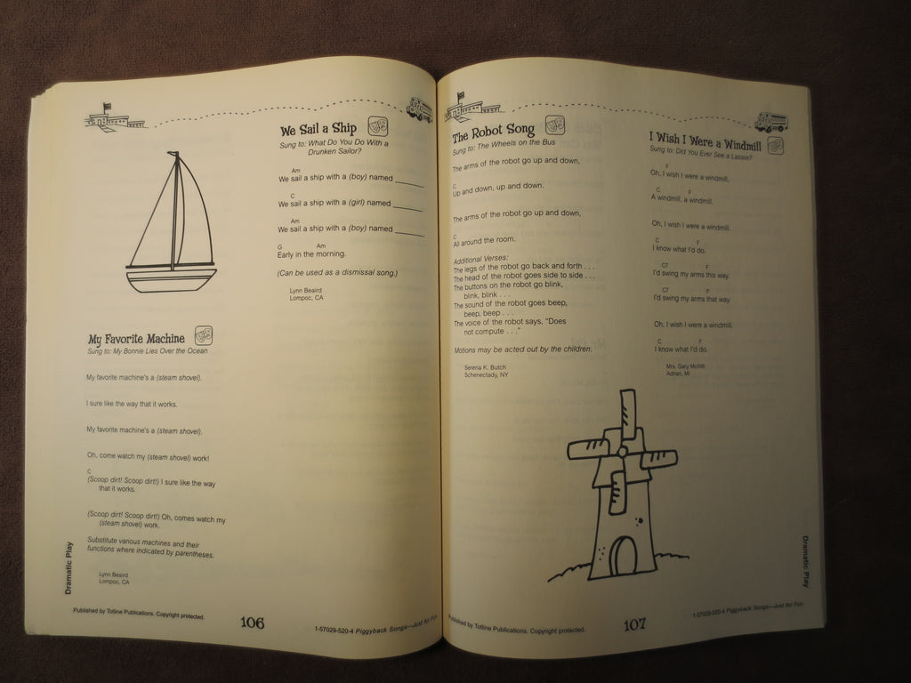 Piggyback Songs – Children's Songbook for Ages 3–6 Sheet Music