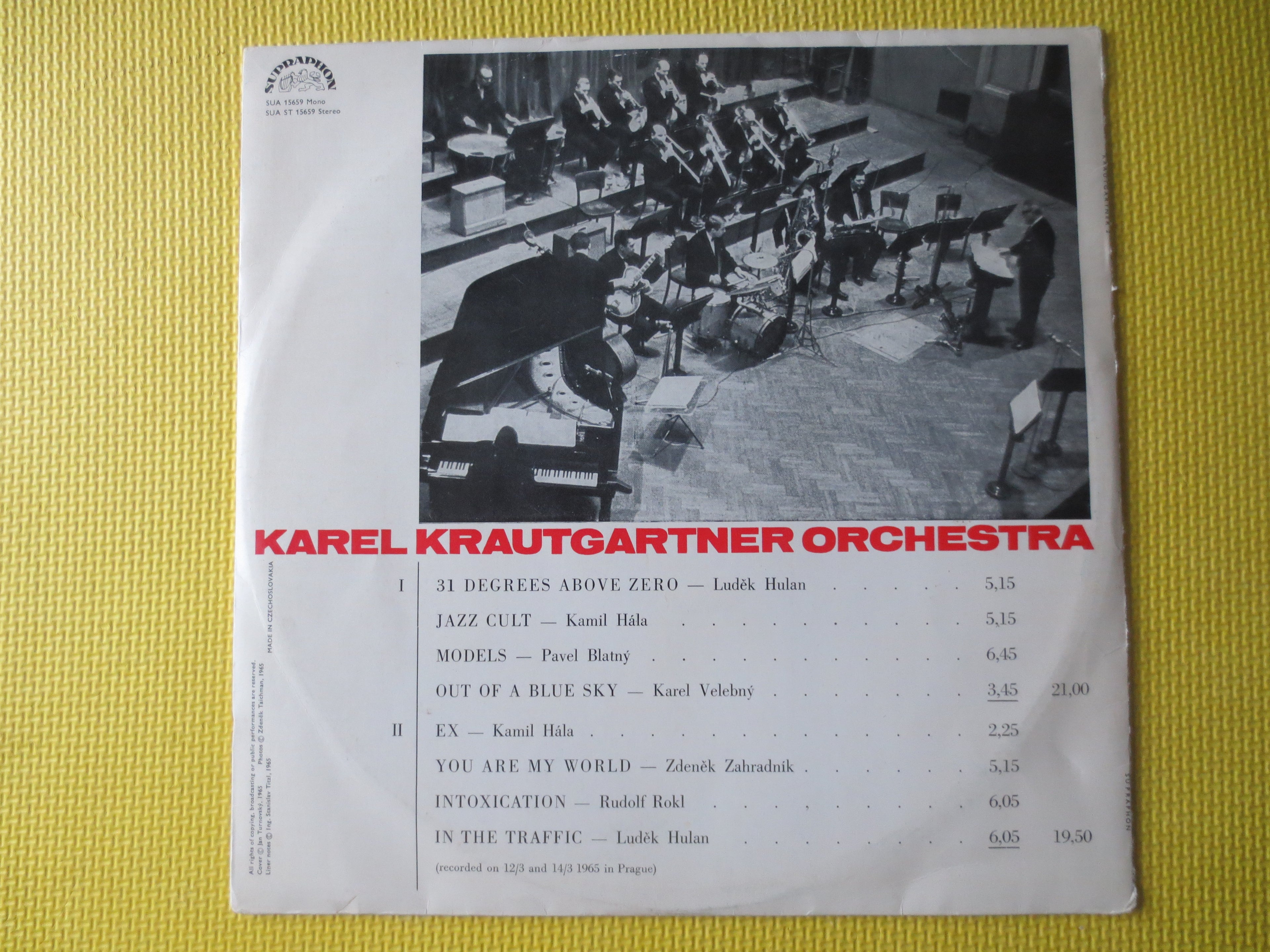 Karel Krautgartner Orchestra – KK2 (1966) Vinyl LP