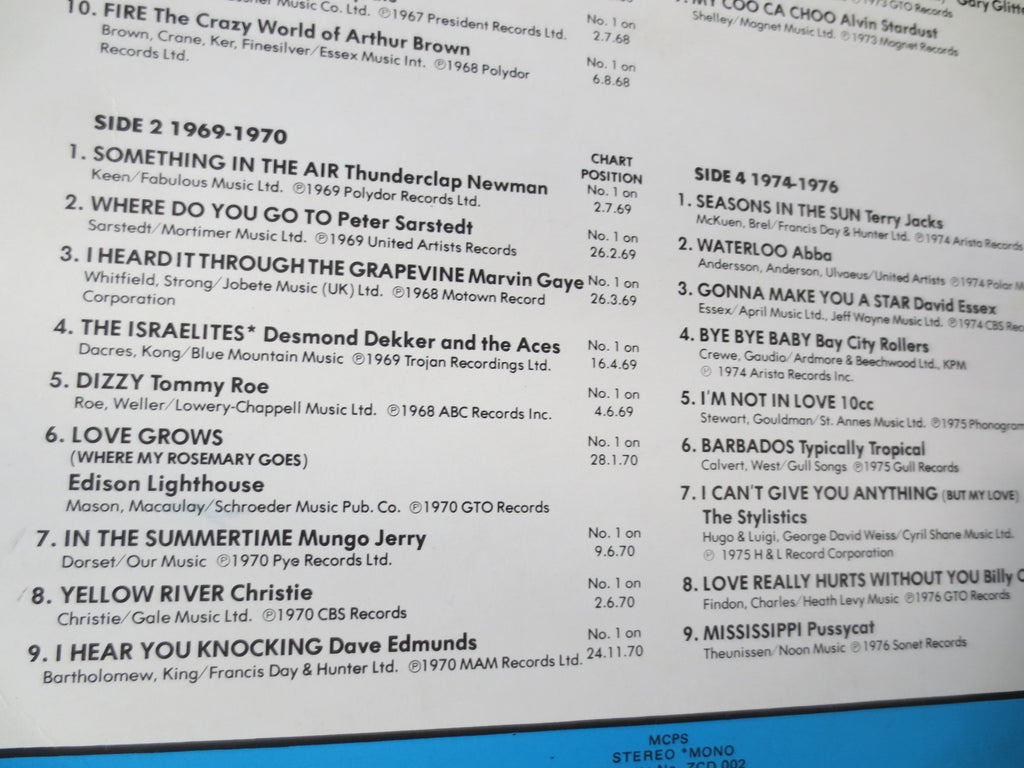 Various Artists – Radio 1: 10 Years of Hits (1977) Vinyl LP