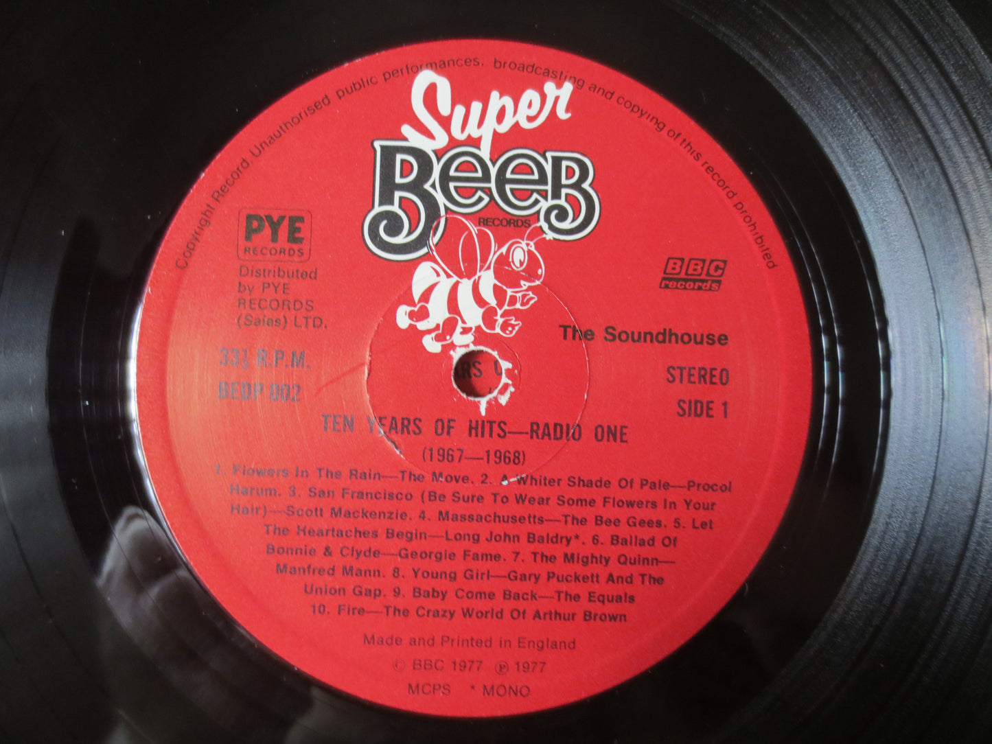 RADIO 1, 10 Years of HITS, 2 RECORDS, Vintage Vinyl, Record Vinyl, Record, Vinyl Record, Vinyl, Rock Record, 1977 Records