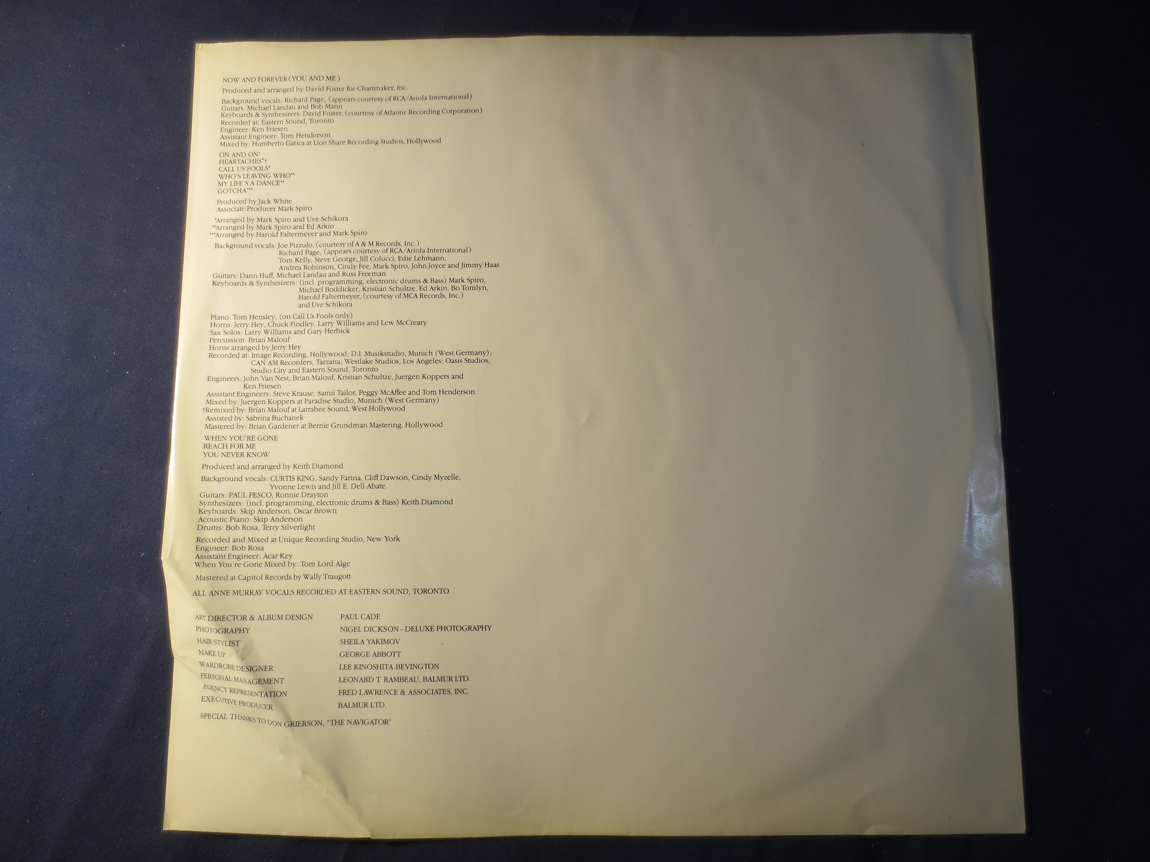 Anne Murray – Something to Talk About (1986) Vinyl LP