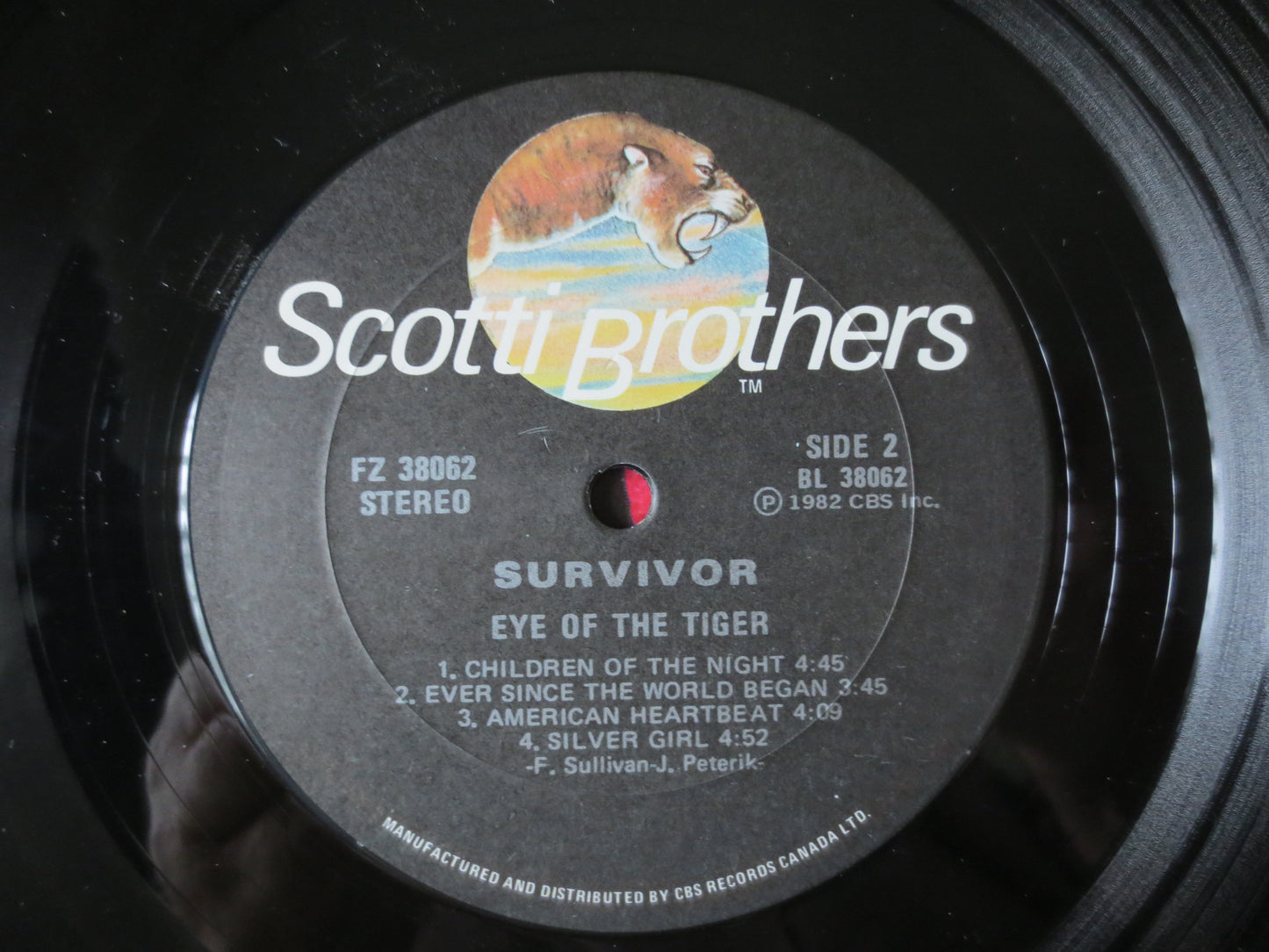 SURVIVOR, EYE of the TIGER, Survivor lps, Vintage Vinyl, Record Vinyl, Vinyl Record, Vinyl lps, Rock Record, 1982 Records