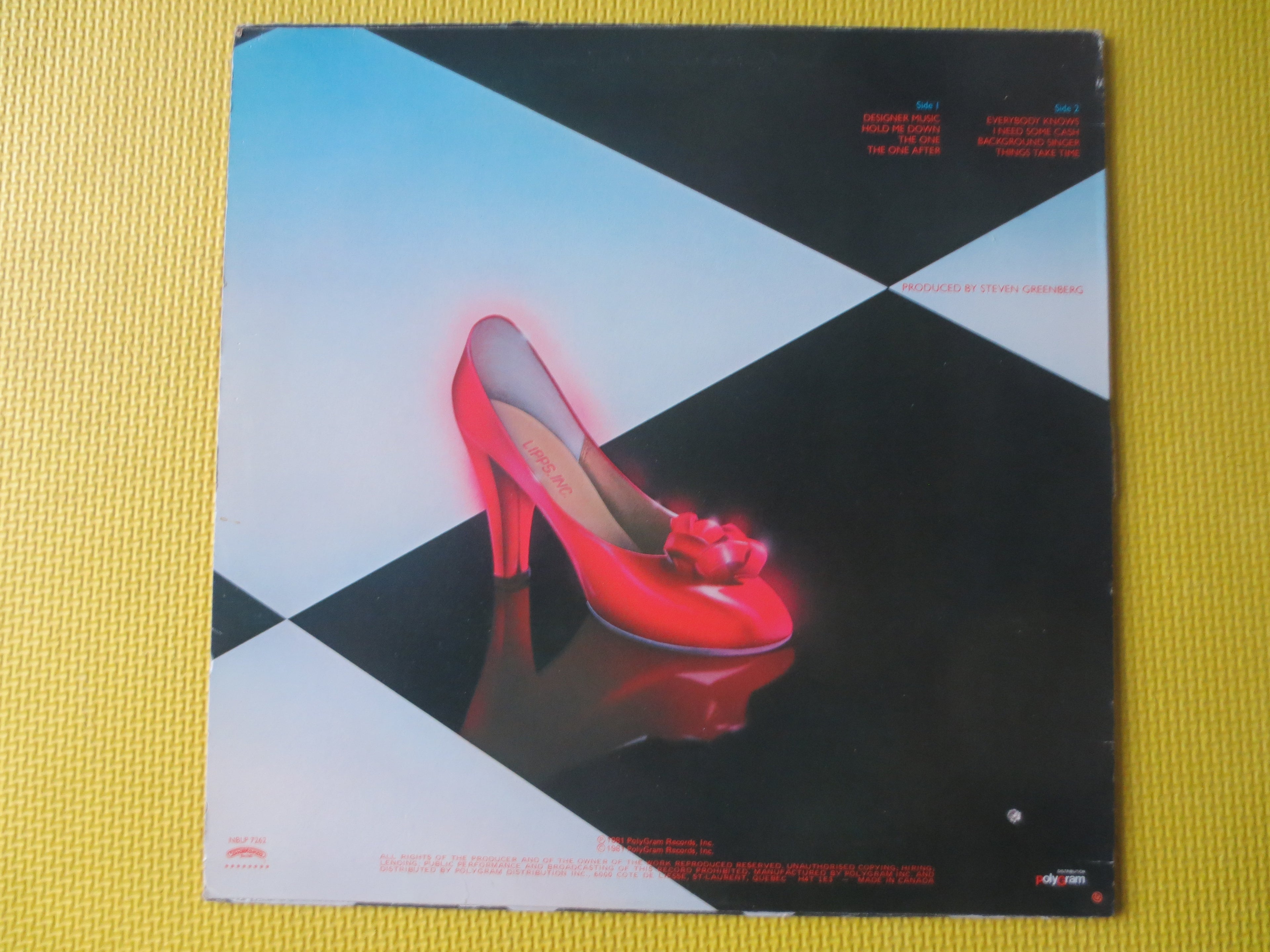 Lipps Inc. – Designer Music (1981) Vinyl LP