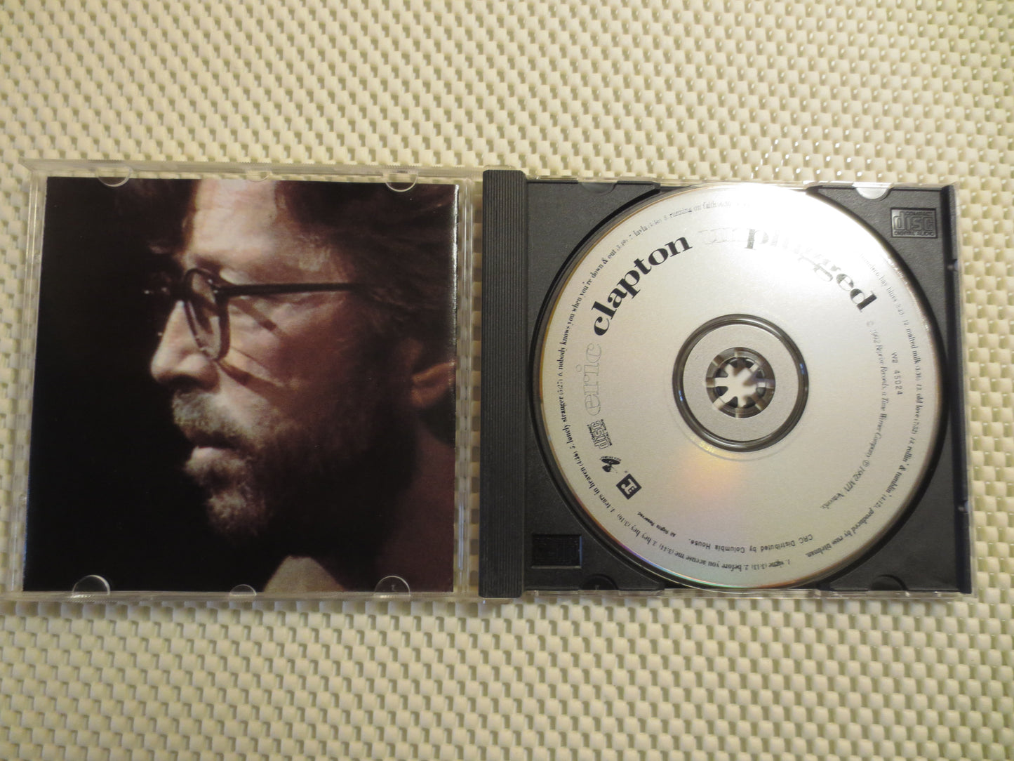 ERIC CLAPTON, Unplugged, ERIC Clapton Cd, Vintage Compact Disc, Eric Clapton Lp, Rock Cd, Pop Cd, Music Cd, 1992 Compact Discs