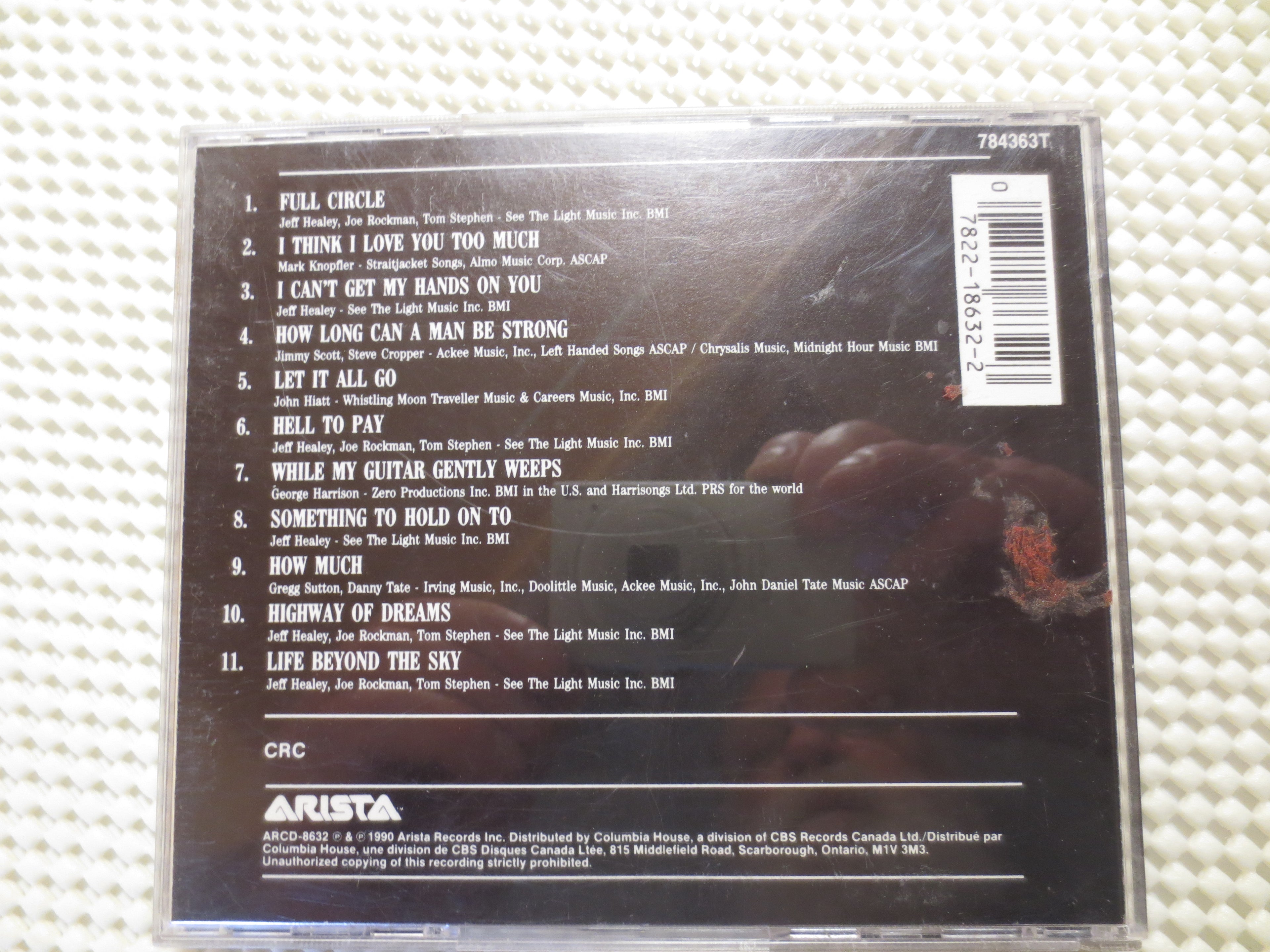 Jeff Healey – Hell to Pay (1990) CD