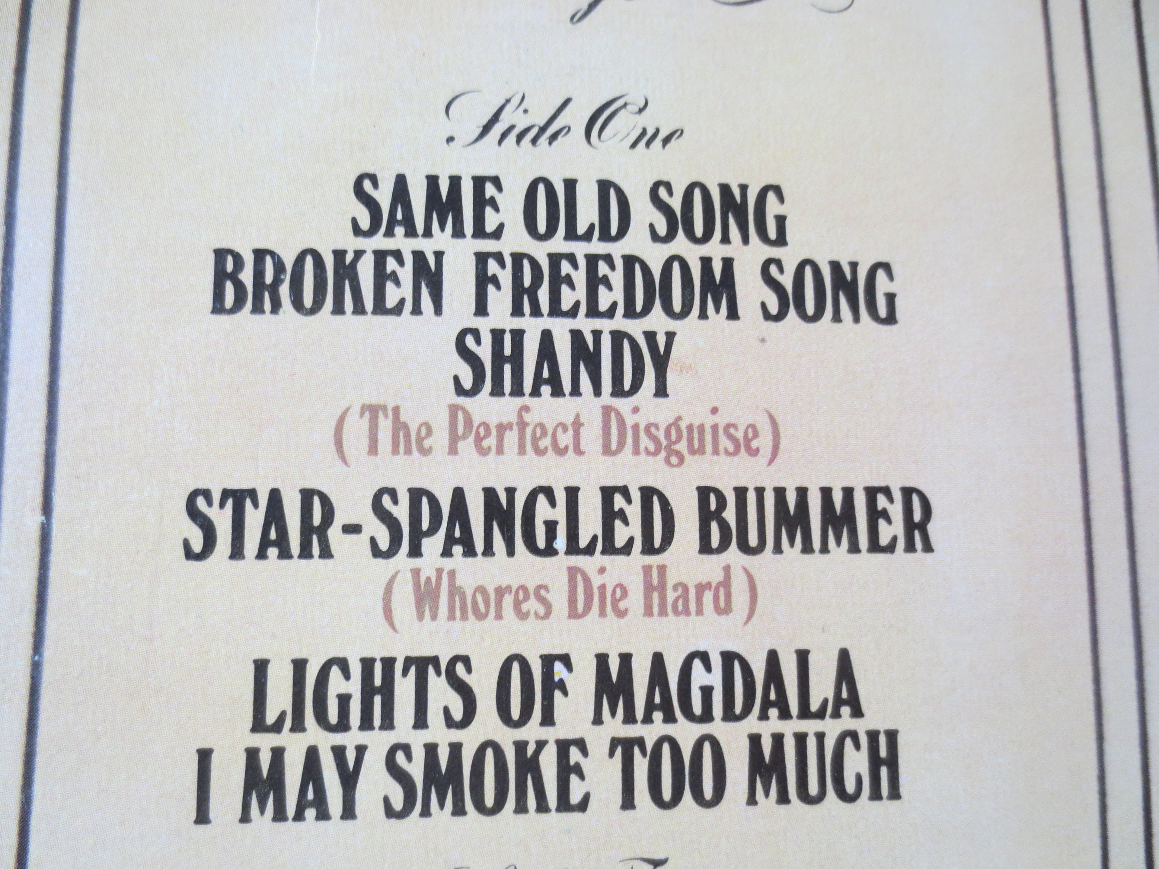 Kris Kristofferson – Spooky Lady's Sideshow (1974) Vinyl LP