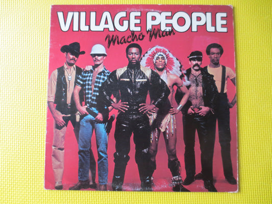 VILLAGE PEOPLE, MACHO Man, Disco Records, lps, Vintage Vinyl, Record Vinyl, Record, Vinyl Record, Pop Record, 1978 Records
