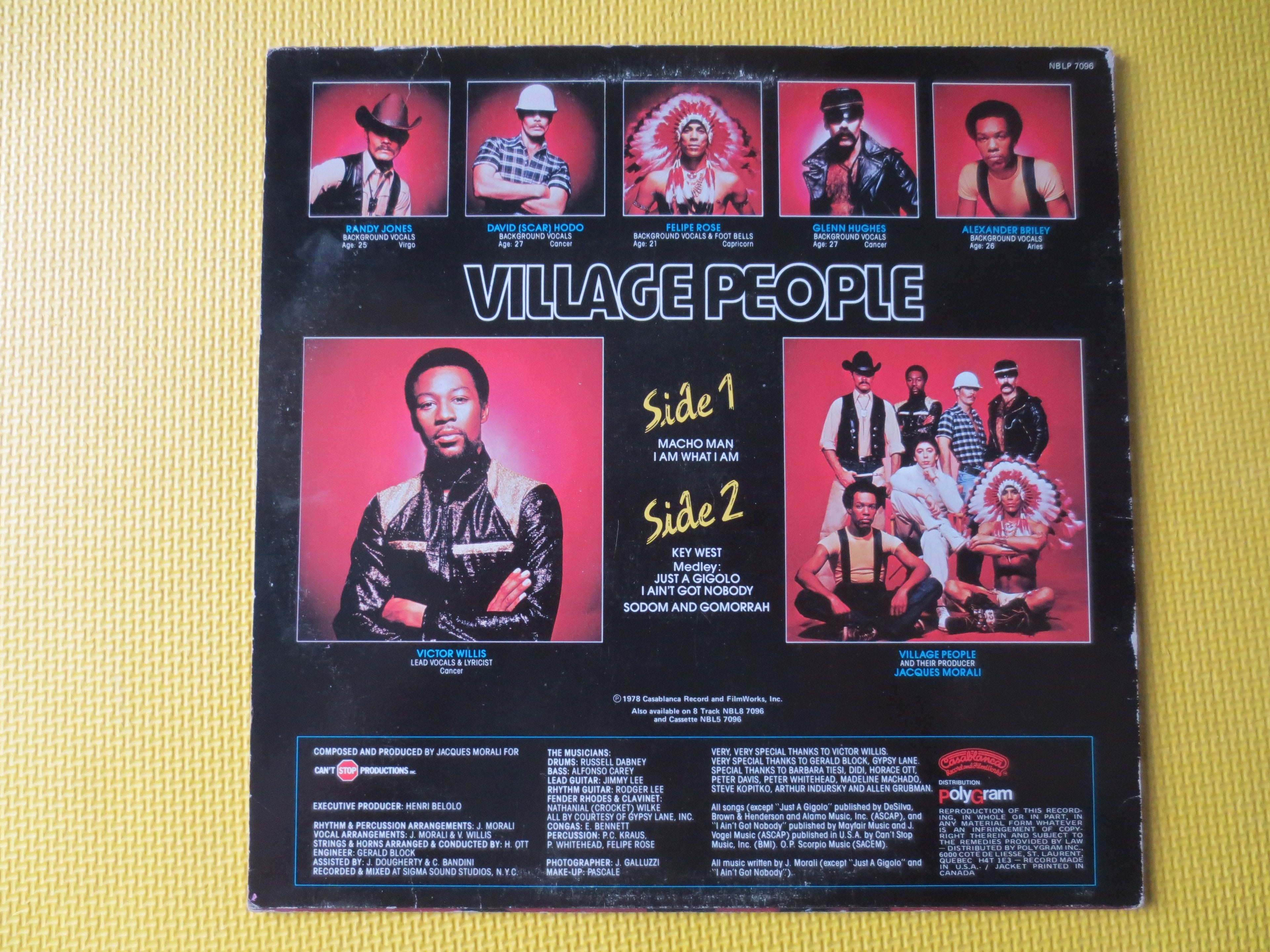 Village People – Macho Man (1978) Vinyl LP