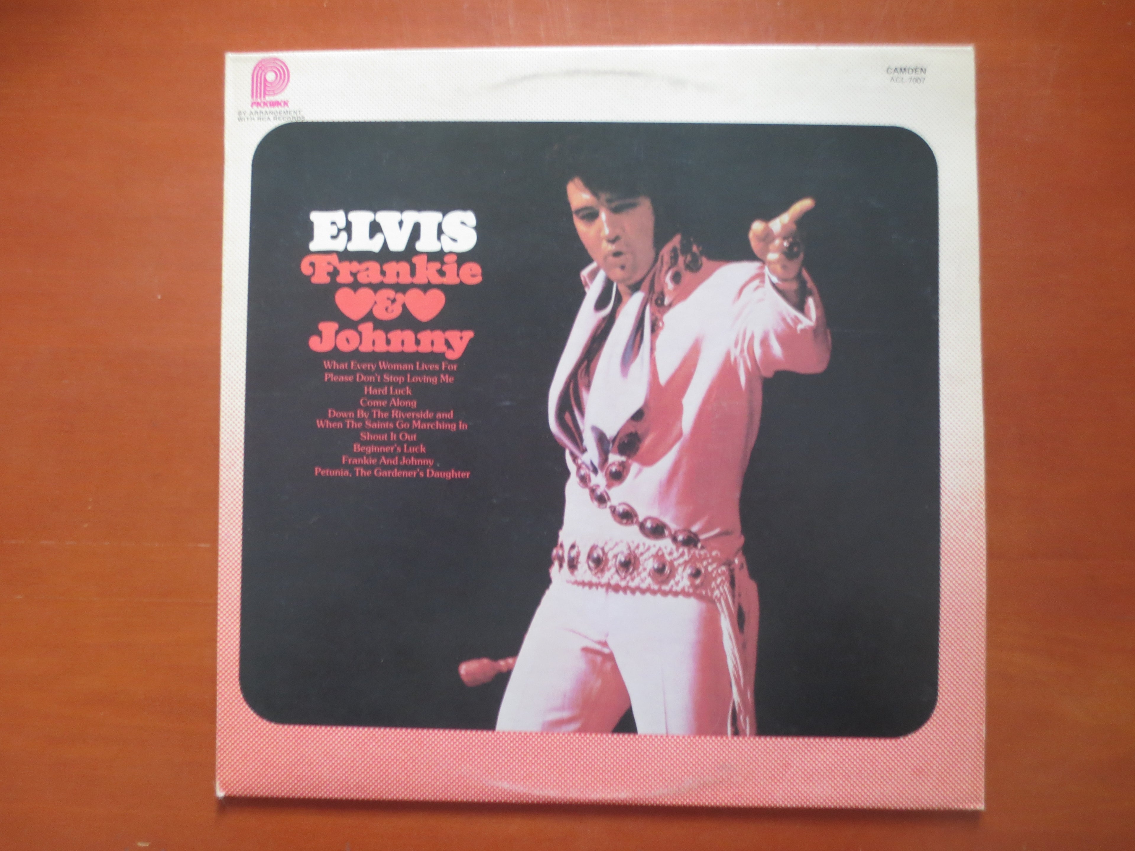 Elvis Presley – Frankie and Johnny (1975) Vinyl LP