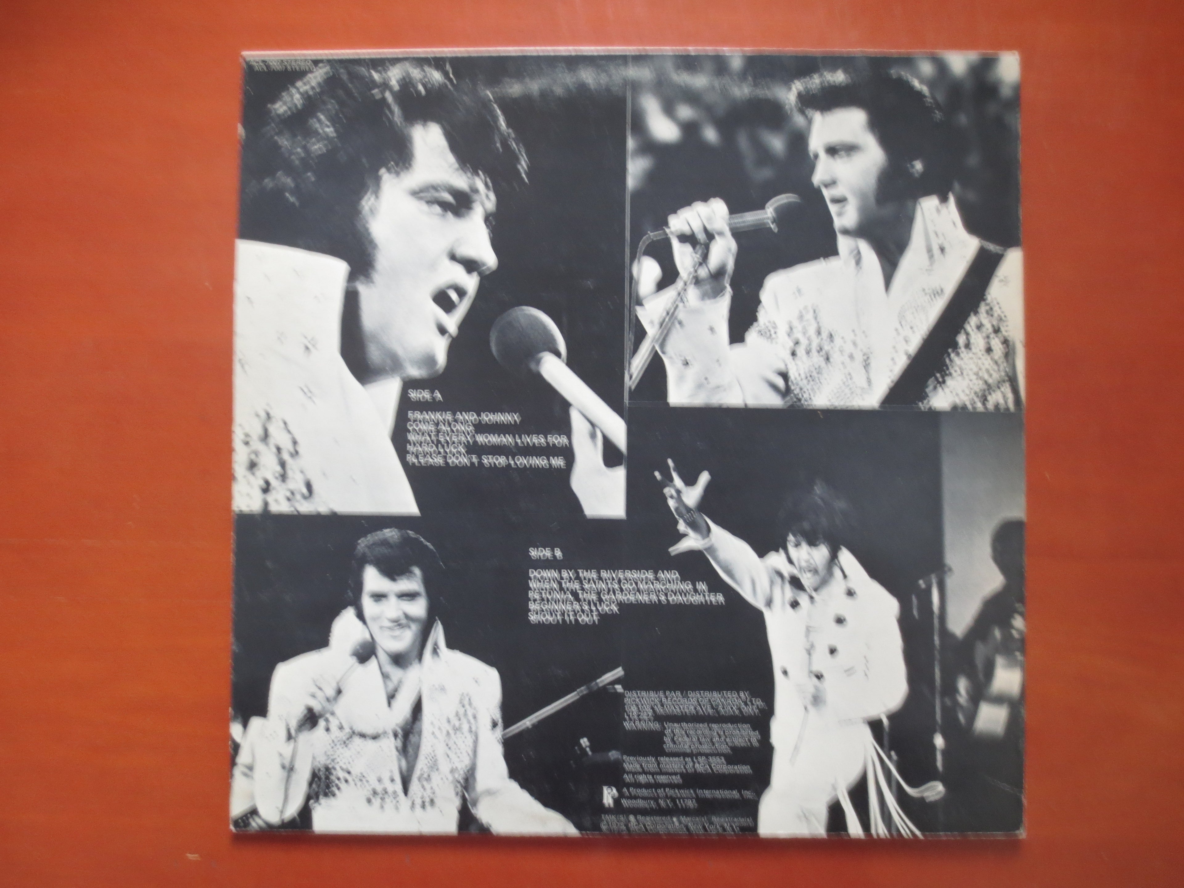 Elvis Presley – Frankie and Johnny (1975) Vinyl LP