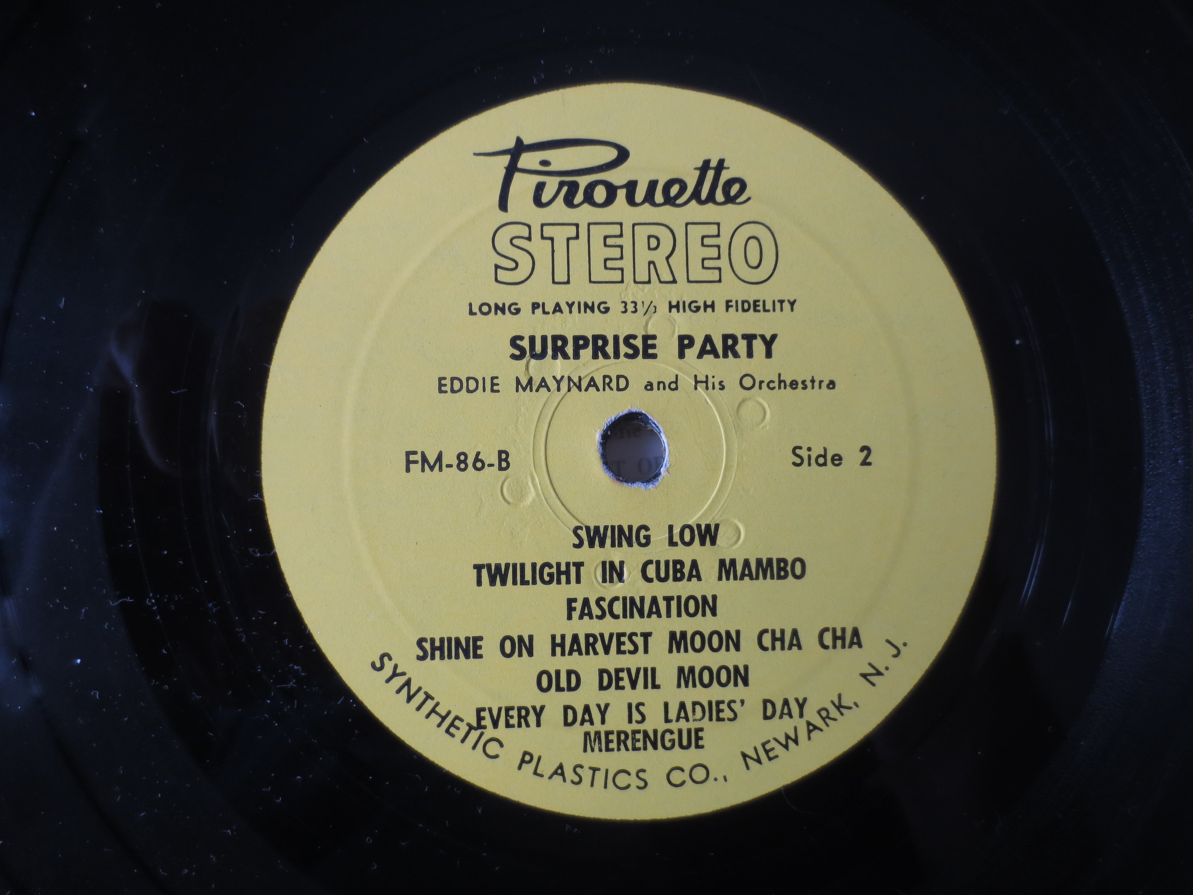 Jerry Meadows – Surprise Party (1962) Vinyl LP