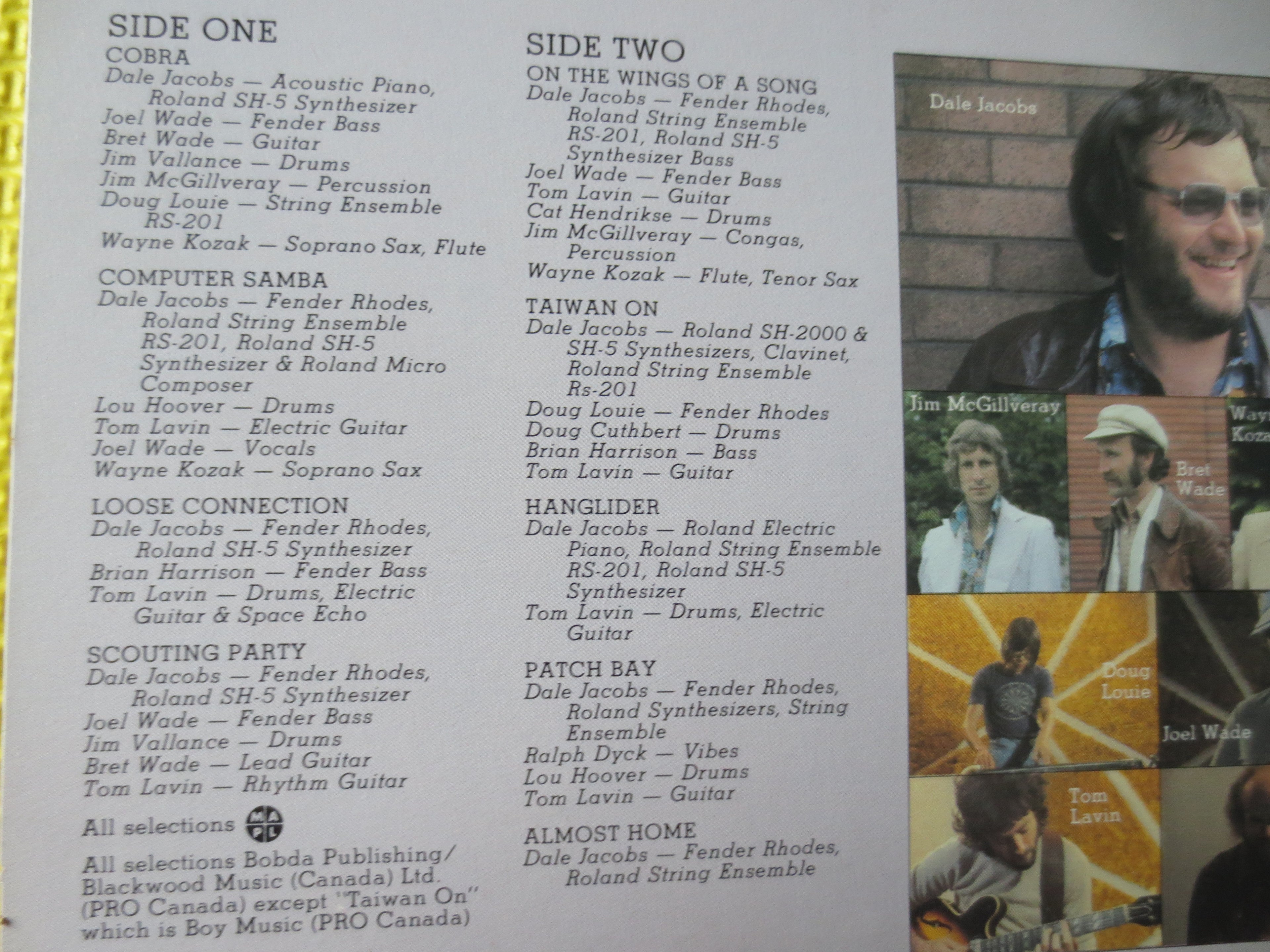Dale Jacobs – Cobra (1979) Vinyl LP