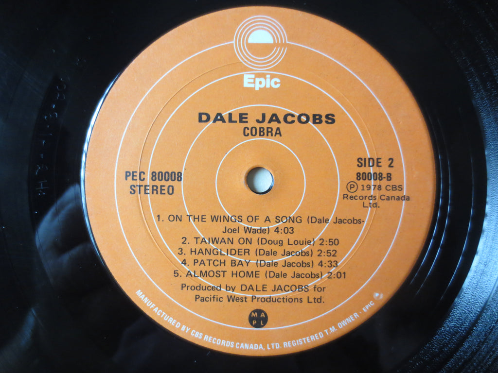 Dale Jacobs – Cobra (1979) Vinyl LP